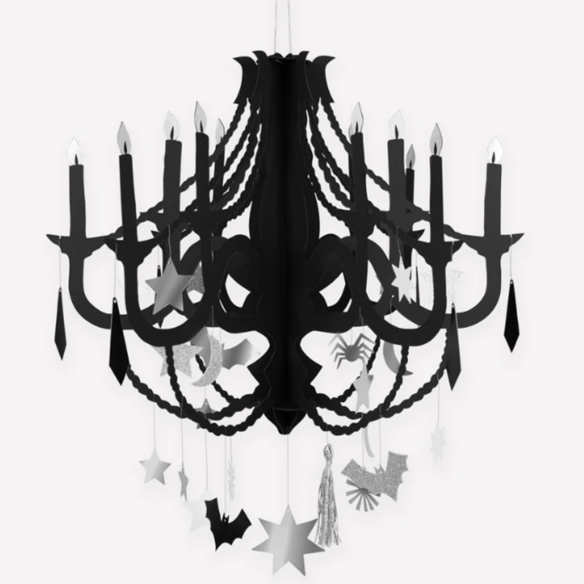 Meri Meri - Schwarzer Kronleuchter aus Papier Meri Meri - Schwarzer Kronleuchter aus Papier