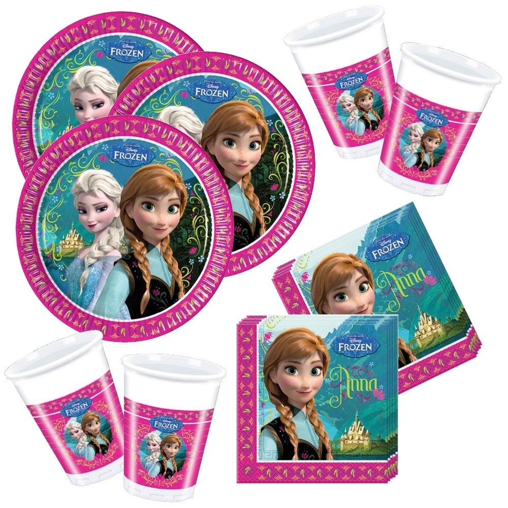 Anna & Elsa - 8 Plastikbecher Anna & Elsa - 8 Plastikbecher