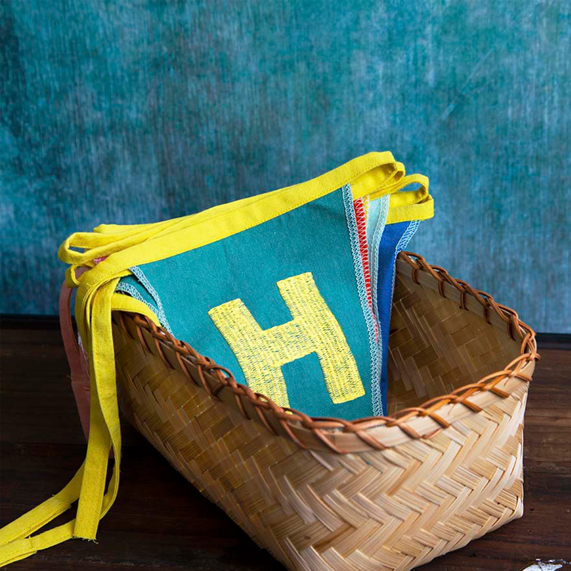 Happy Birthday Baumwoll-Girlande Regenbogen 3 m Happy Birthday Baumwoll-Girlande Regenbogen 3 m