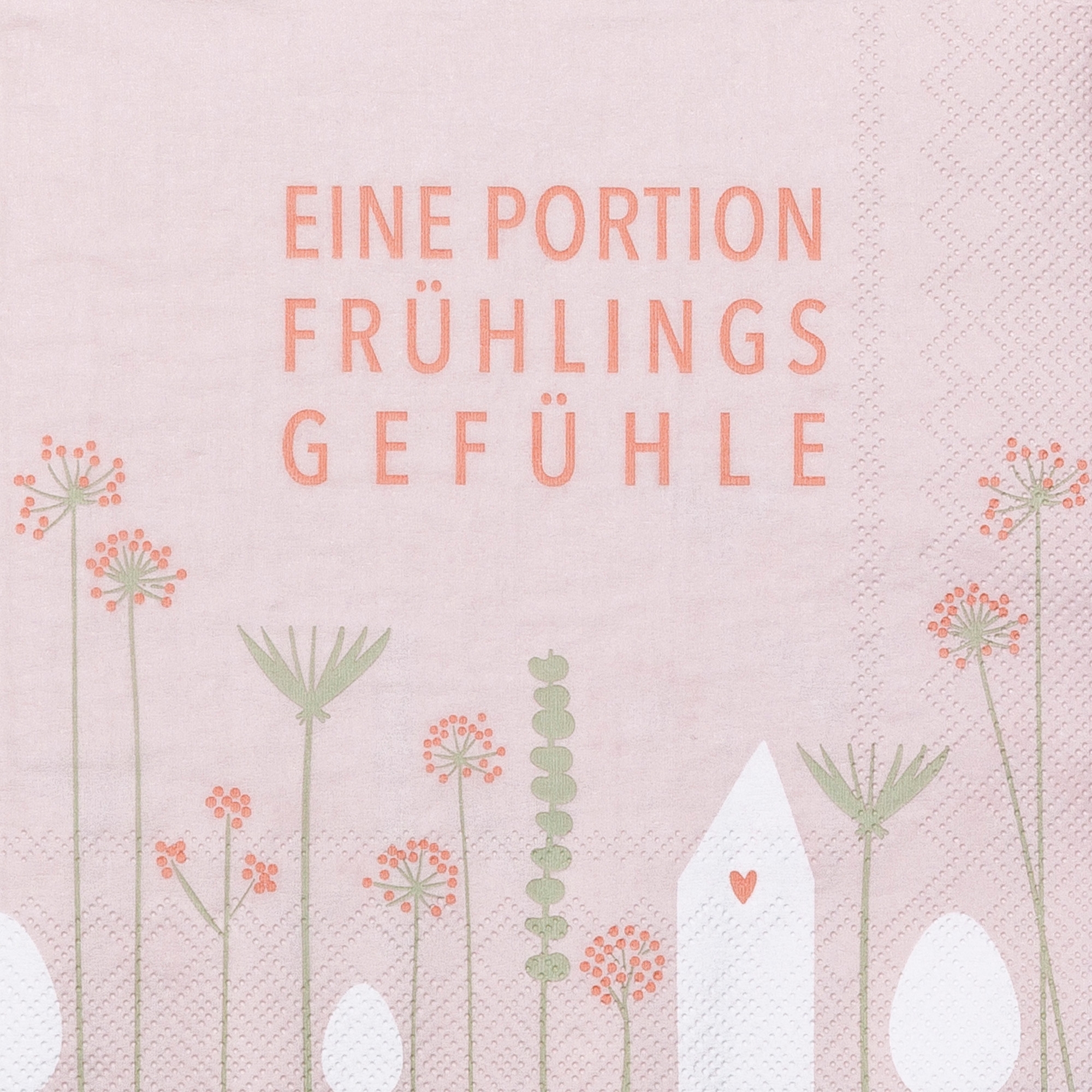 Räder Design - 20 Servietten "Eine Portion Frühlingsgefühle"