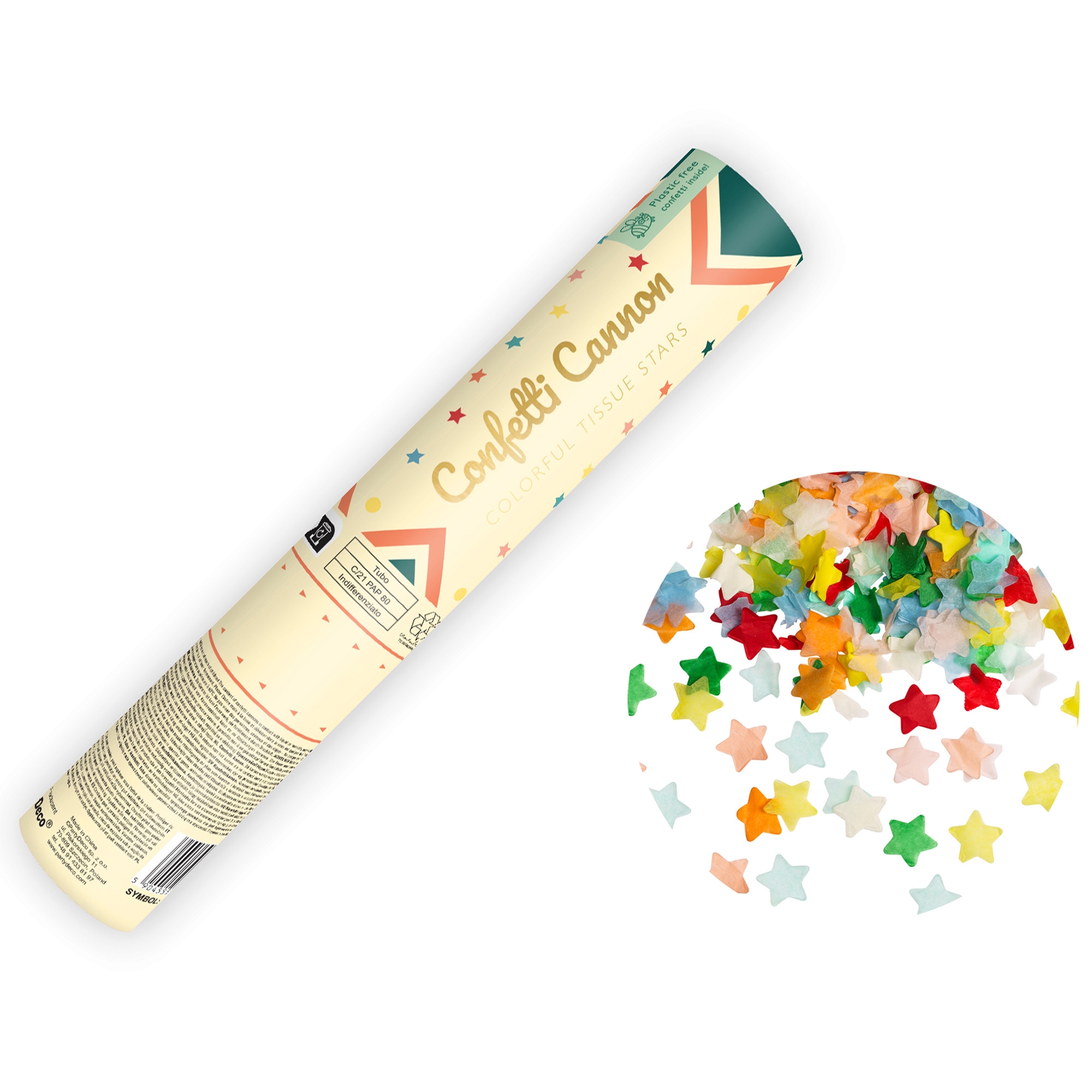 Konfettikanone "Zirkus" 20 cm Konfettikanone "Zirkus" 20 cm