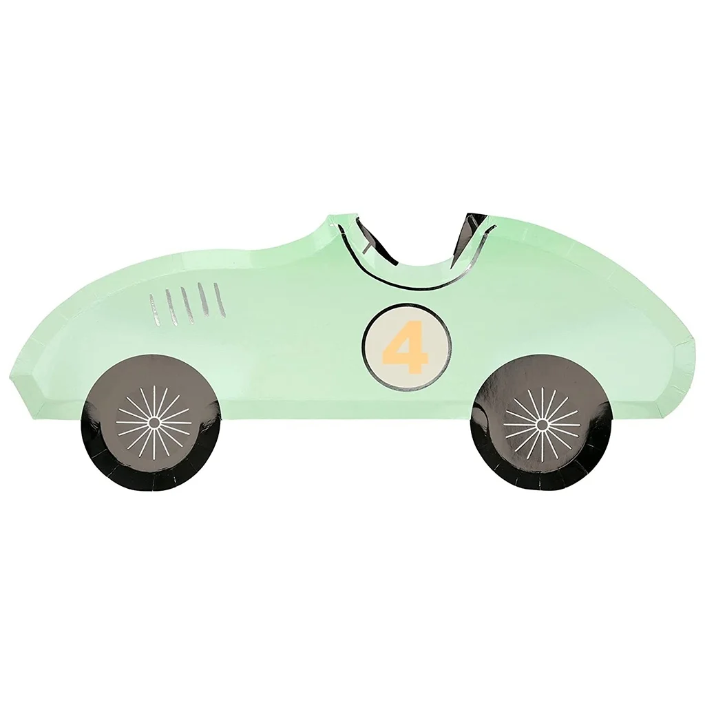 rennwagen, spielzeugauto, auto, grün, nummer4