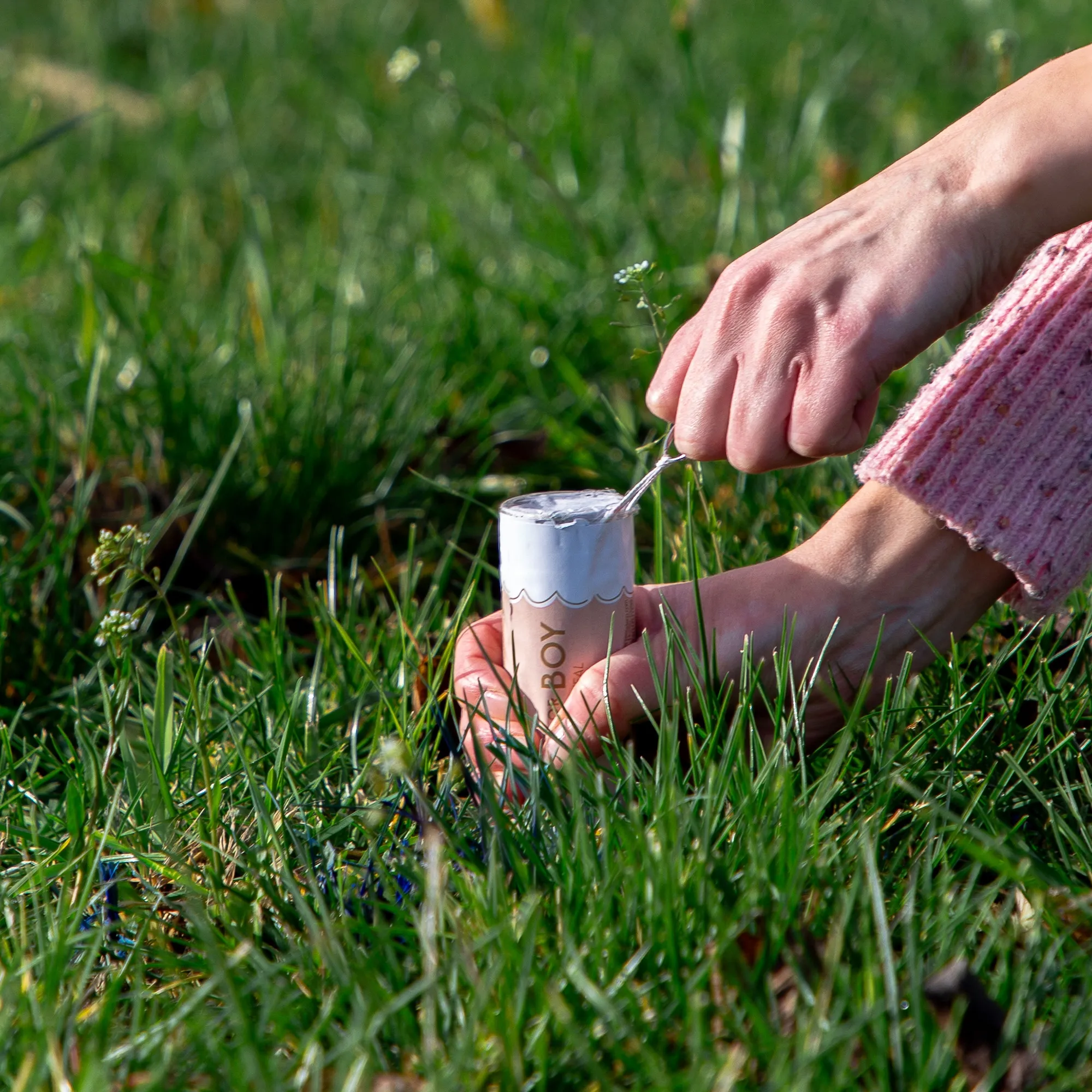 Gras, Finger, Person, Rasen, Natur