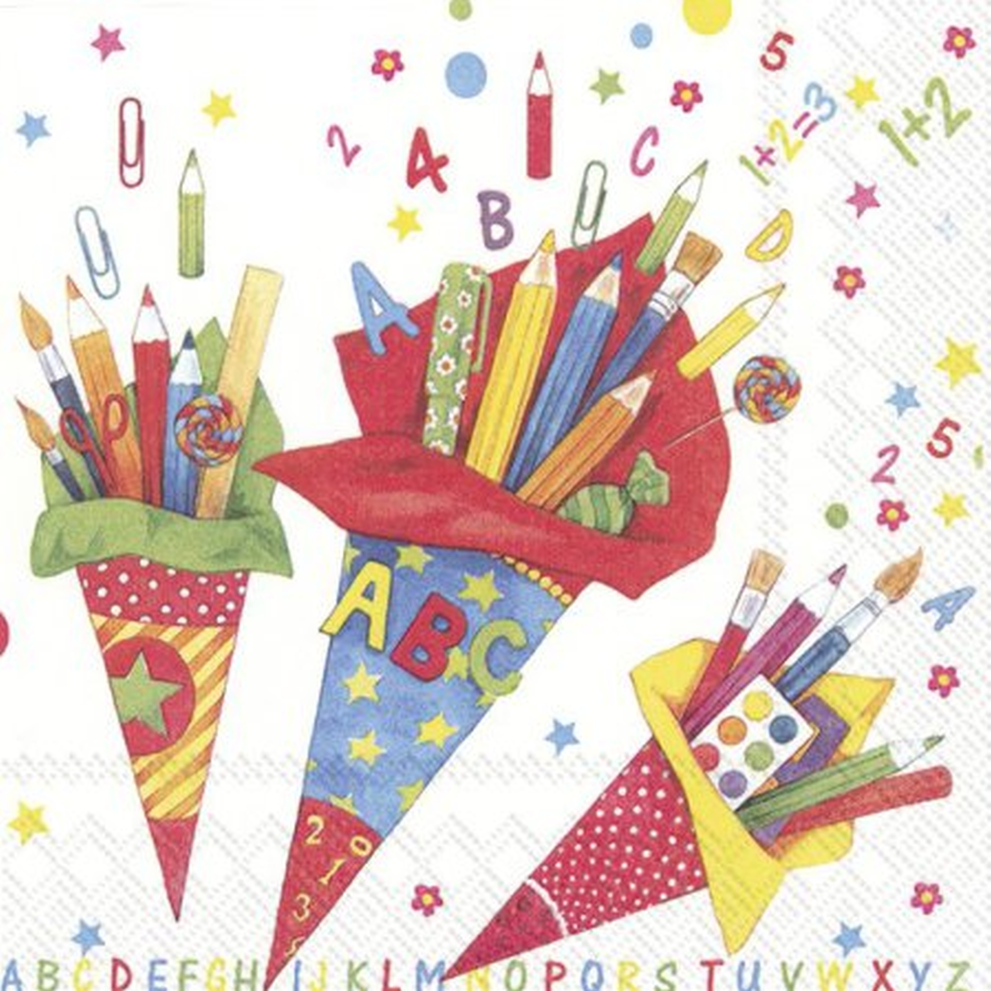 Schulstart - 20 Servietten zur Einschulung Schulstart - 20 Servietten zur Einschulung