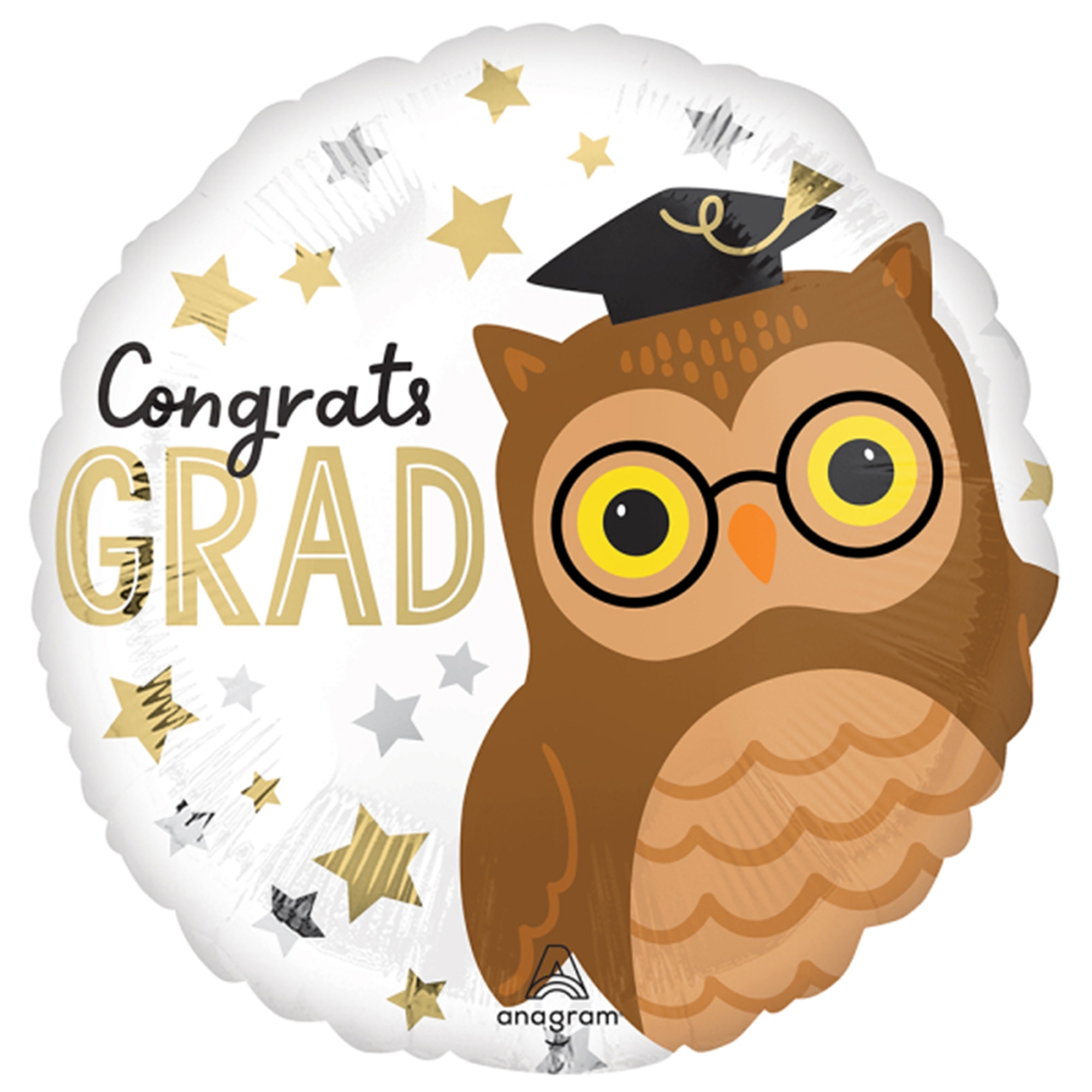 Folienballon "Congrats Grad" 45 cm Folienballon "Congrats Grad" 45 cm