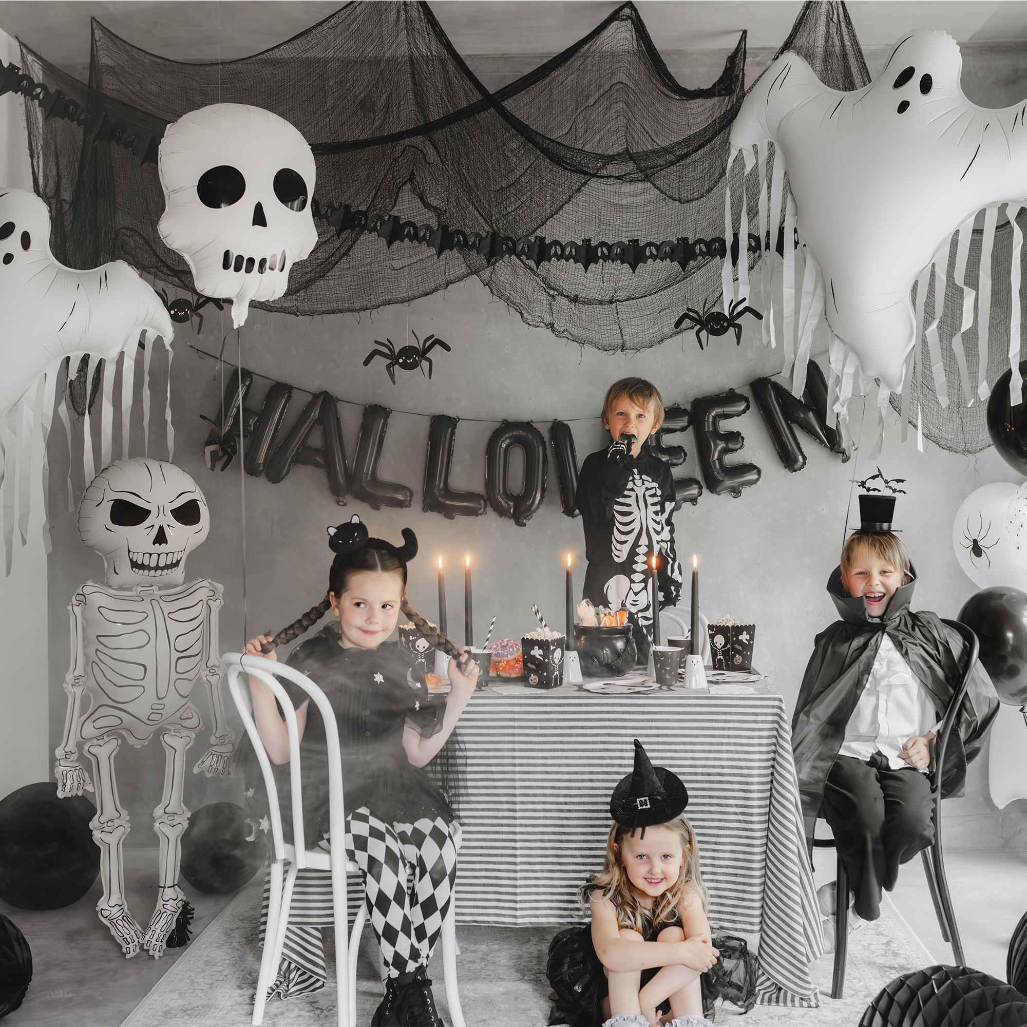 Folienballon "Schädel" 40 cm Leute, Person, Lustig, Party, Handtasche