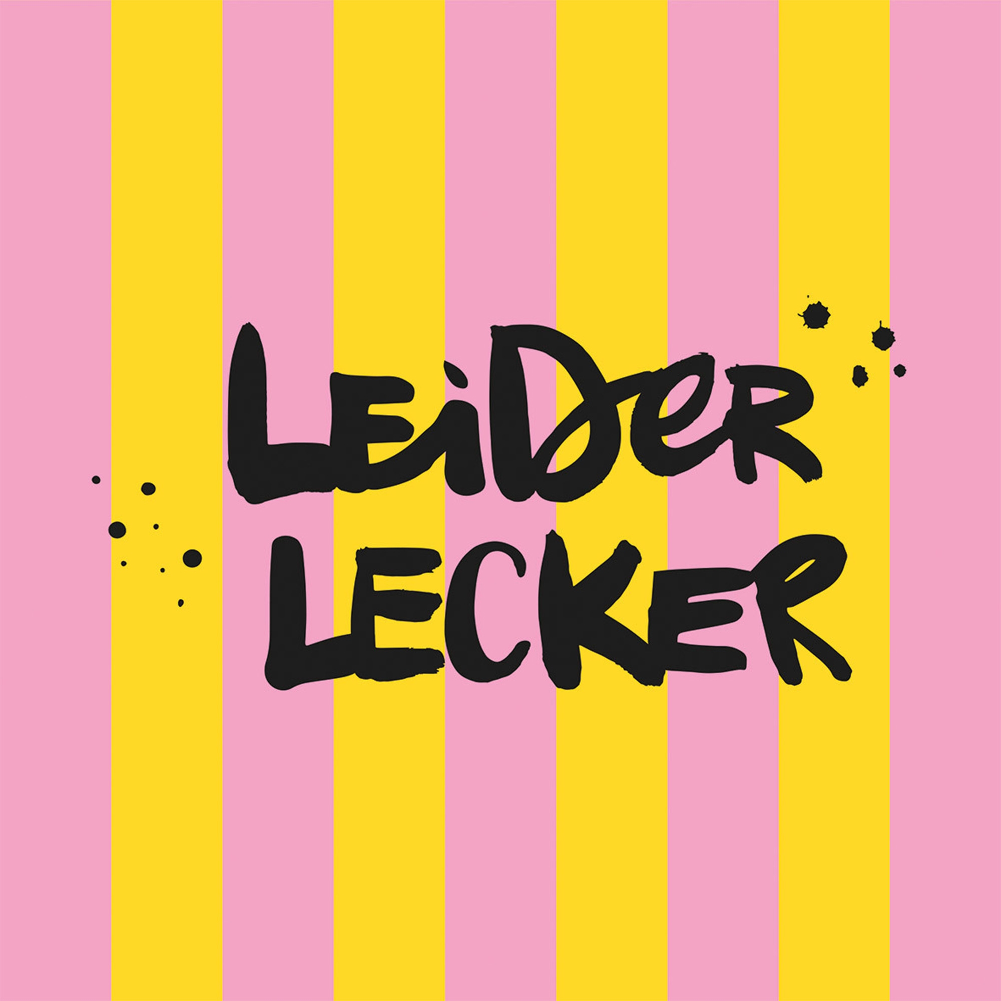 20 Servietten "Leider Lecker" Text