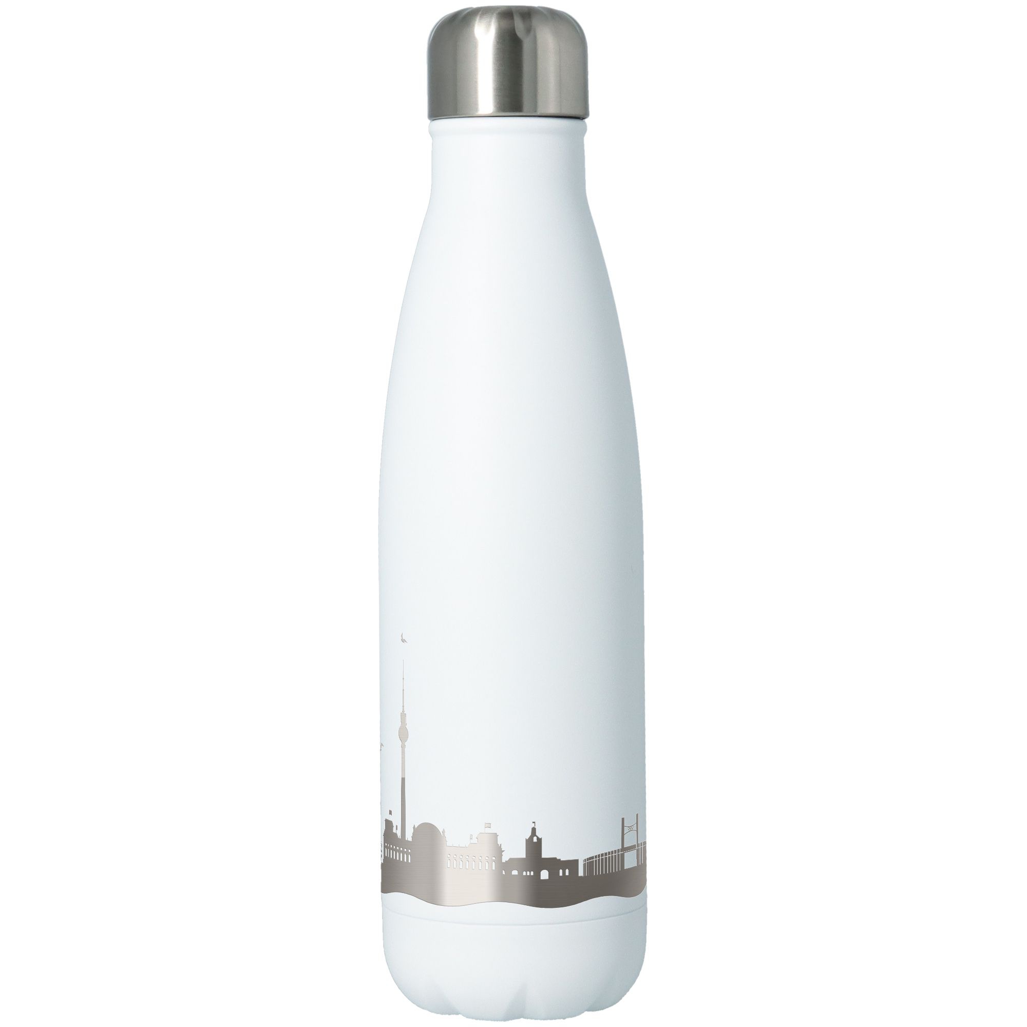 Trinkflasche Skyline Berlin Weiß 500ml