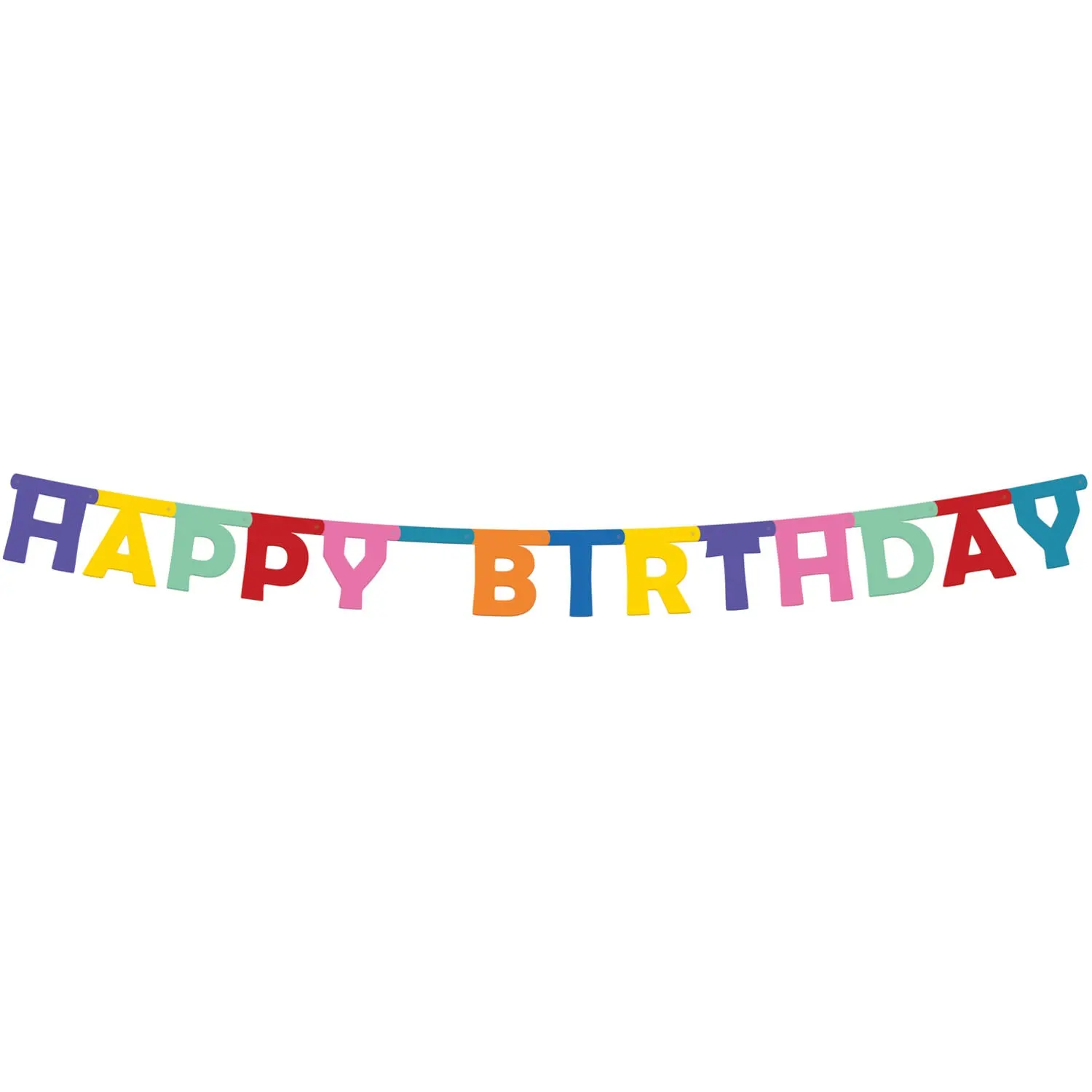 Girlande "Happy Birthday" Color Pop