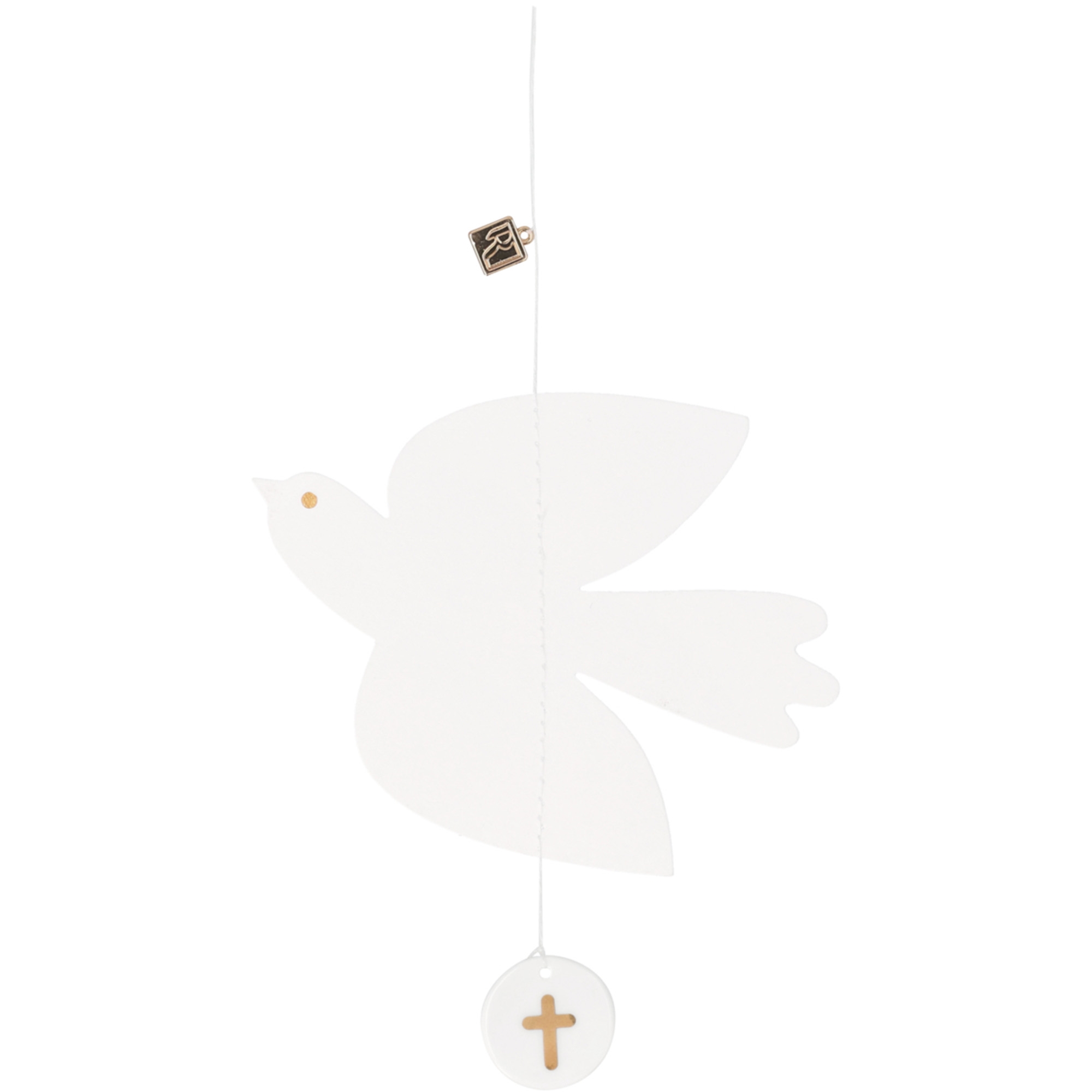 Räder Design - Hänger "Taube" Friedenstaube, Hängedekoration, Papier, Weiß, Kreuzanhänger