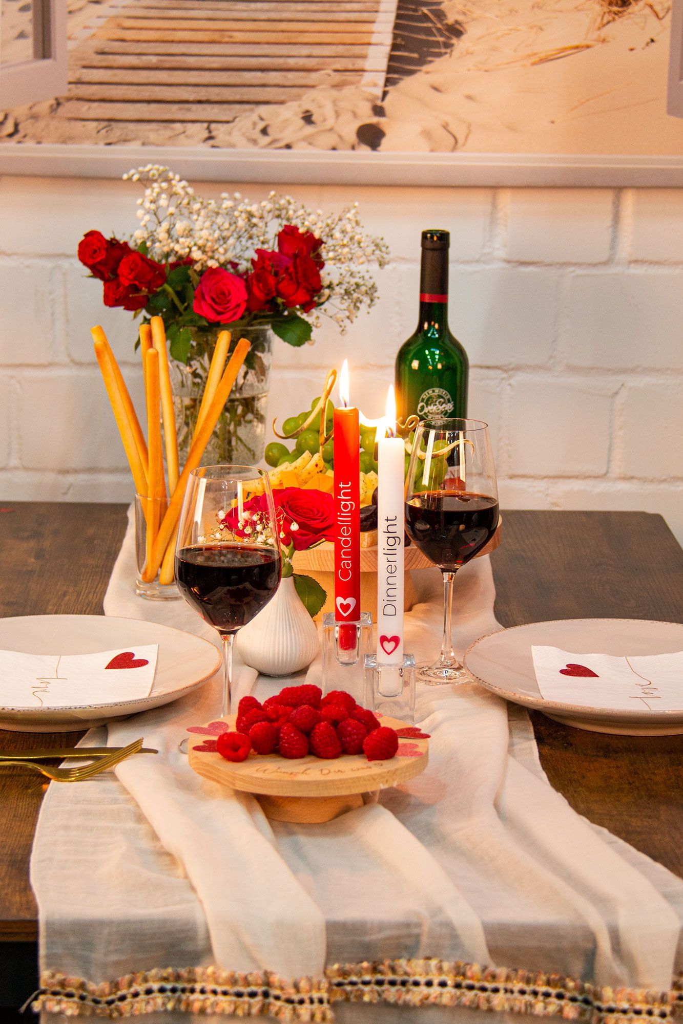 Stabkerze Weiß "Dinnerlight" Stabkerze Weiß "Dinnerlight"