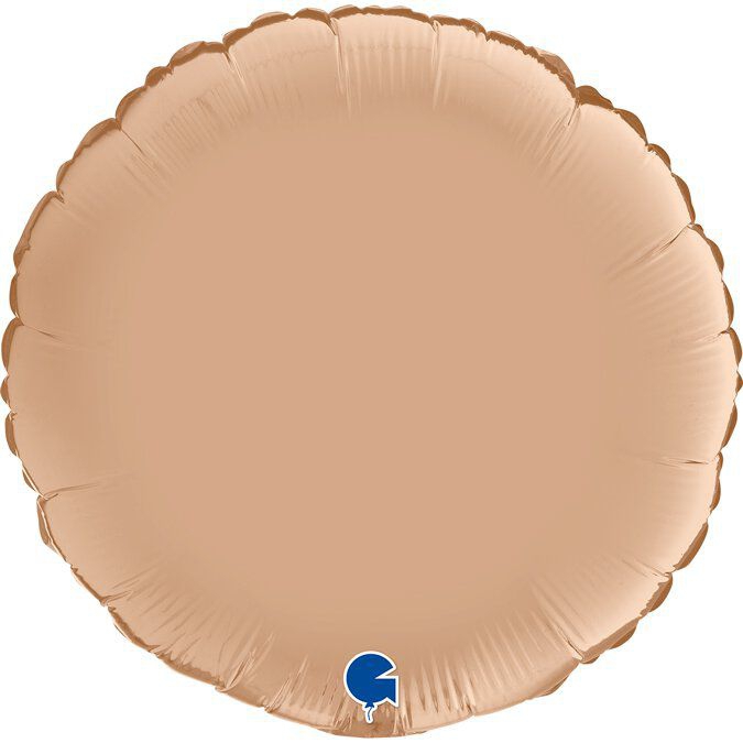 Folienballon Round Satin Nude 18"/45cm Folienballon Round Satin Nude 18"/45cm