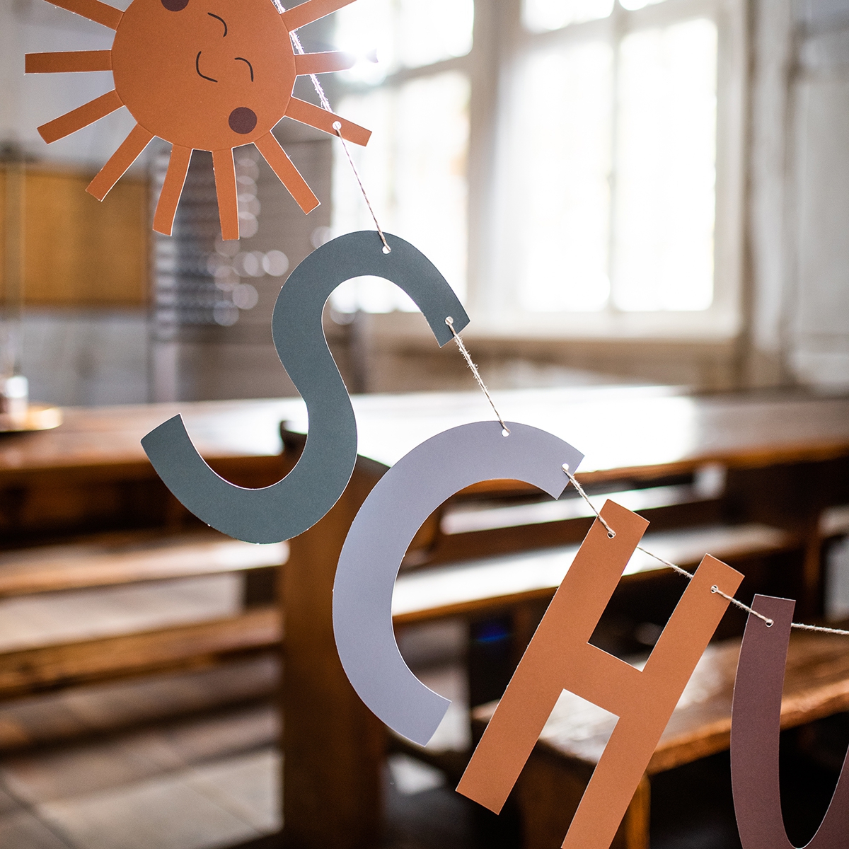 Girlande zur Einschulung "Schulkind" Adventure Girlande zur Einschulung "Schulkind" Adventure