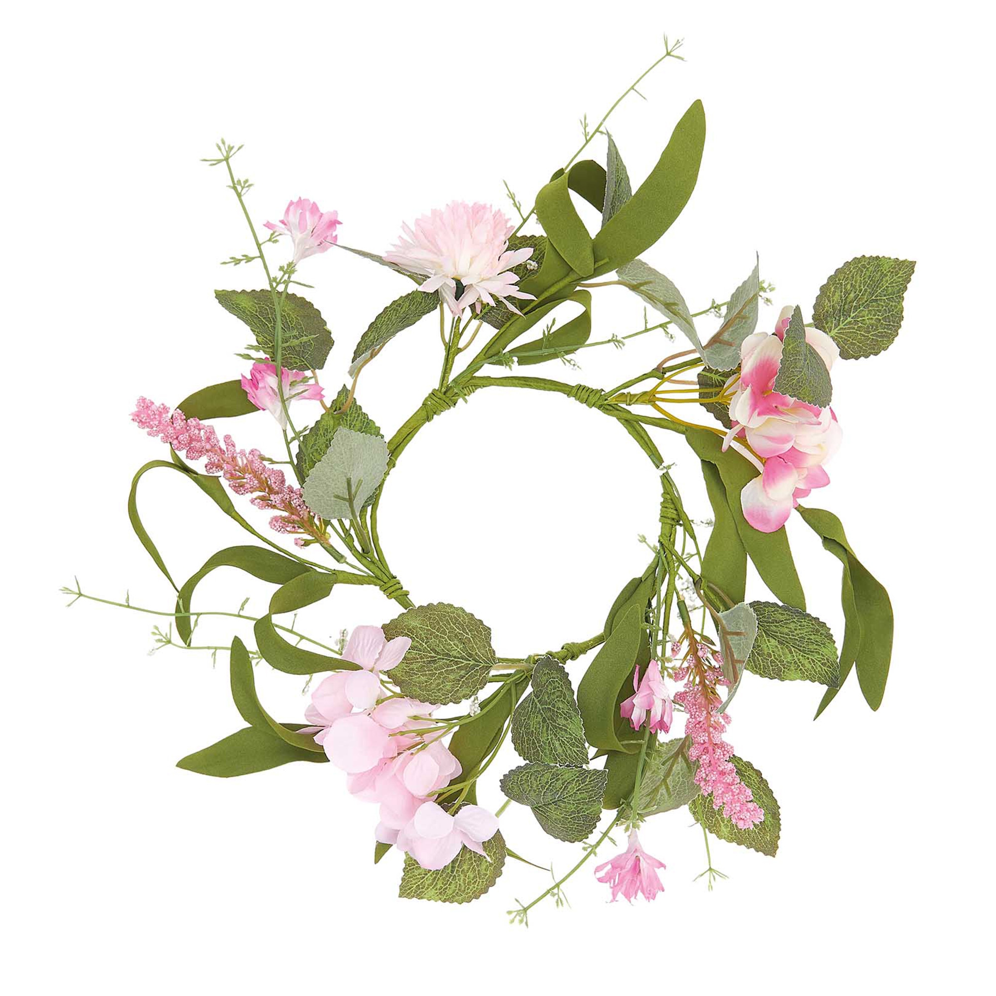 30 cm Blumenkranz in Rosa 30 cm Blumenkranz in Rosa