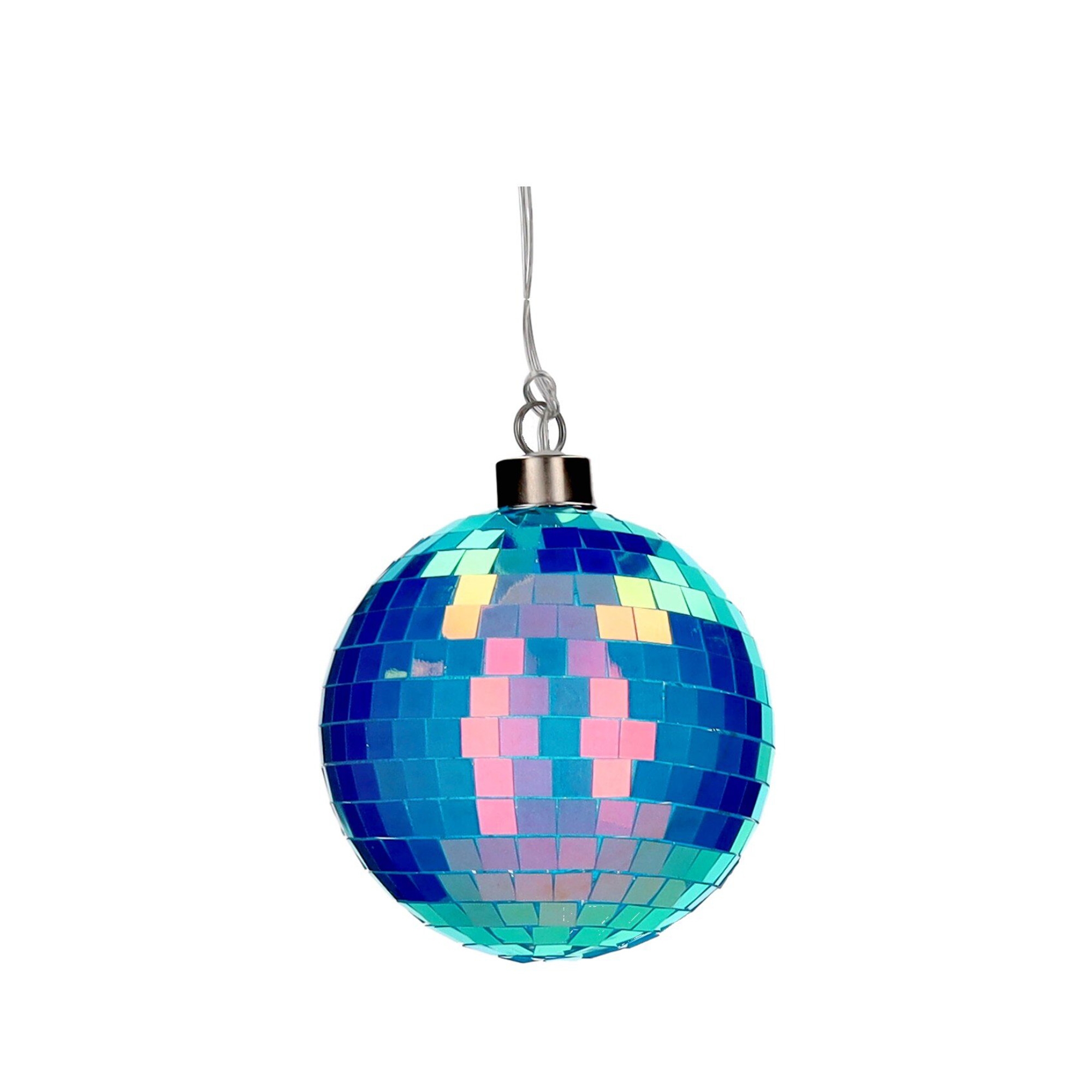 Disco LED-Kugel "Neon Blau" 10 cm