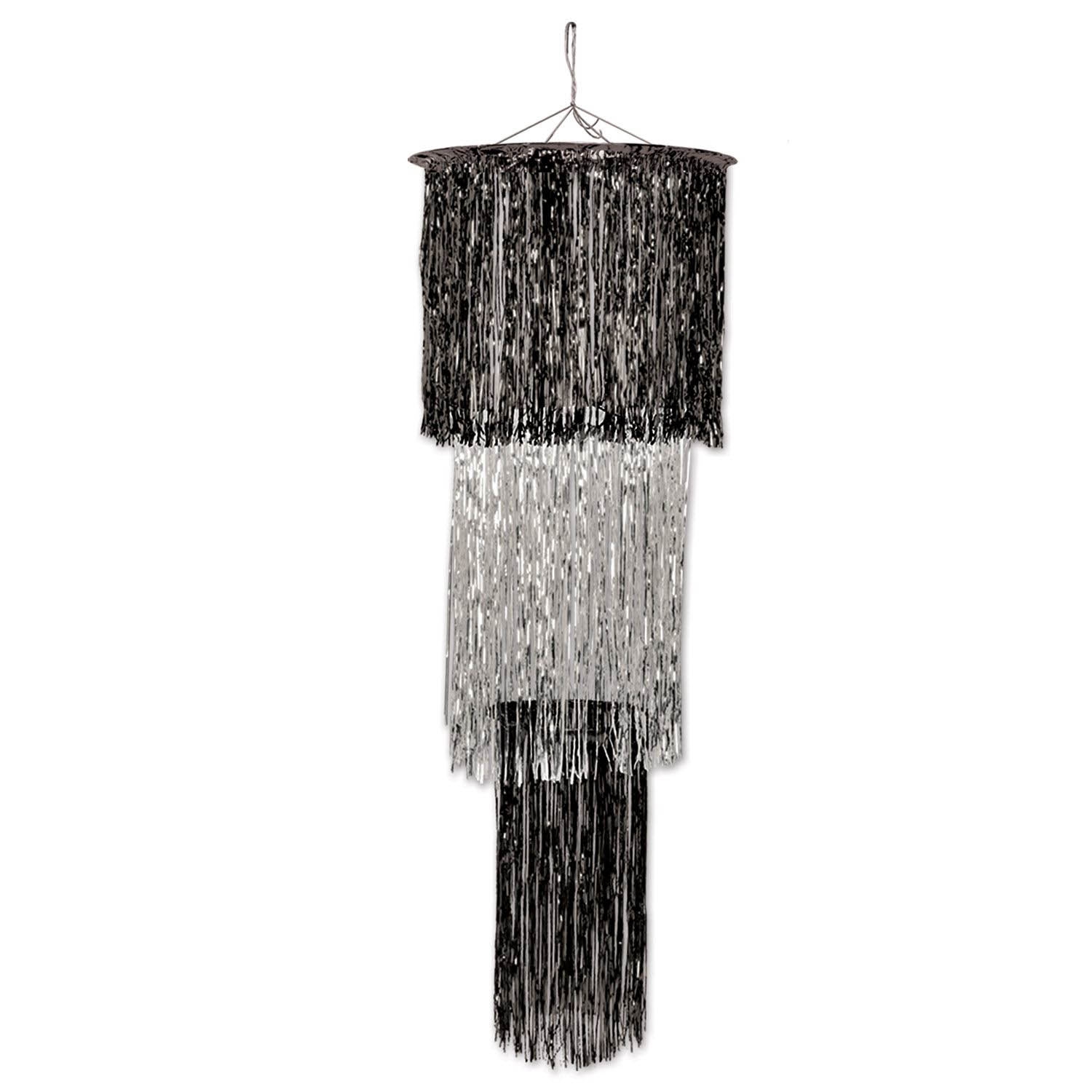 Hängedekoration Chandelier Schwarz & Silber Hängedekoration Chandelier Schwarz & Silber