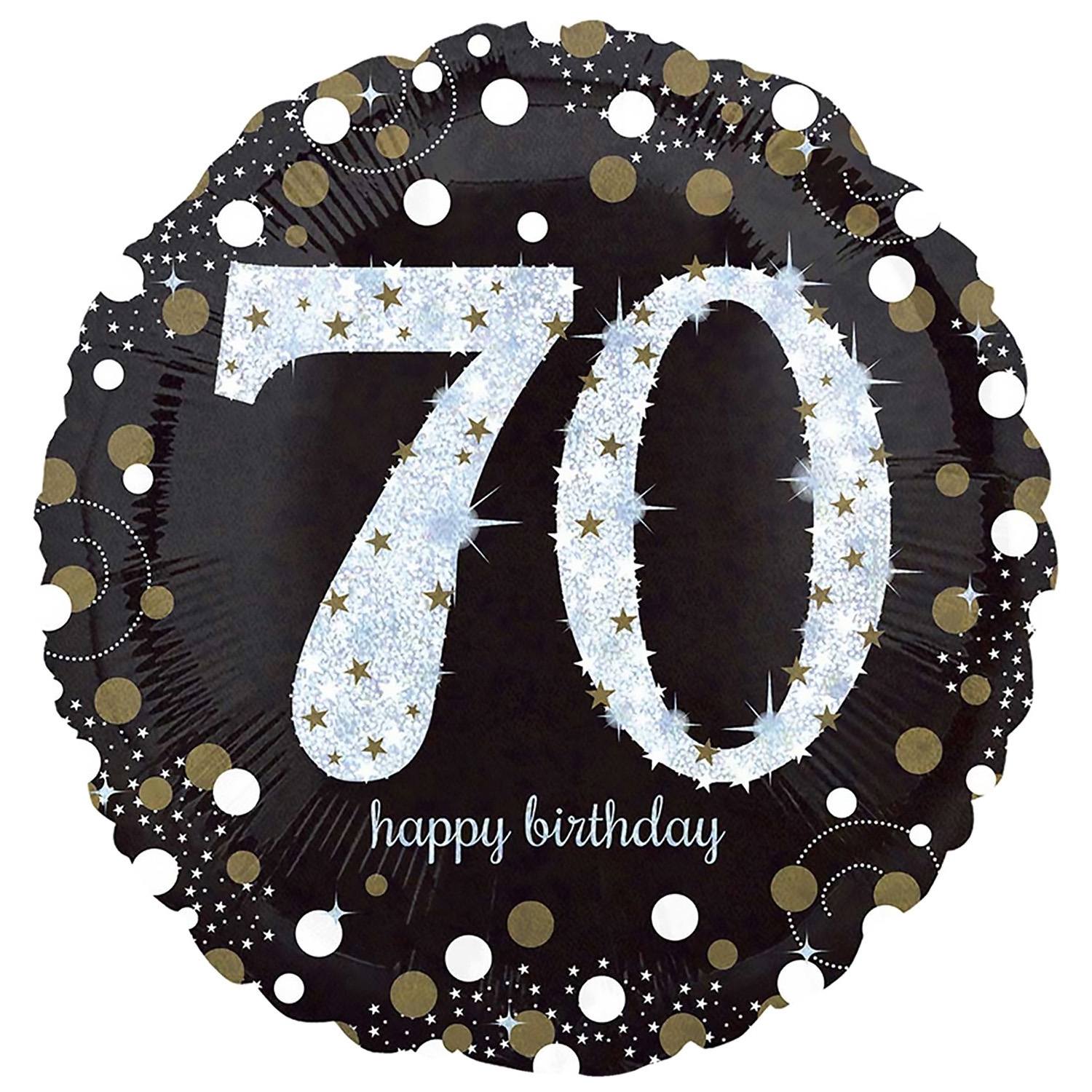 Folienballon Sparkling Birthday "70" 43cm