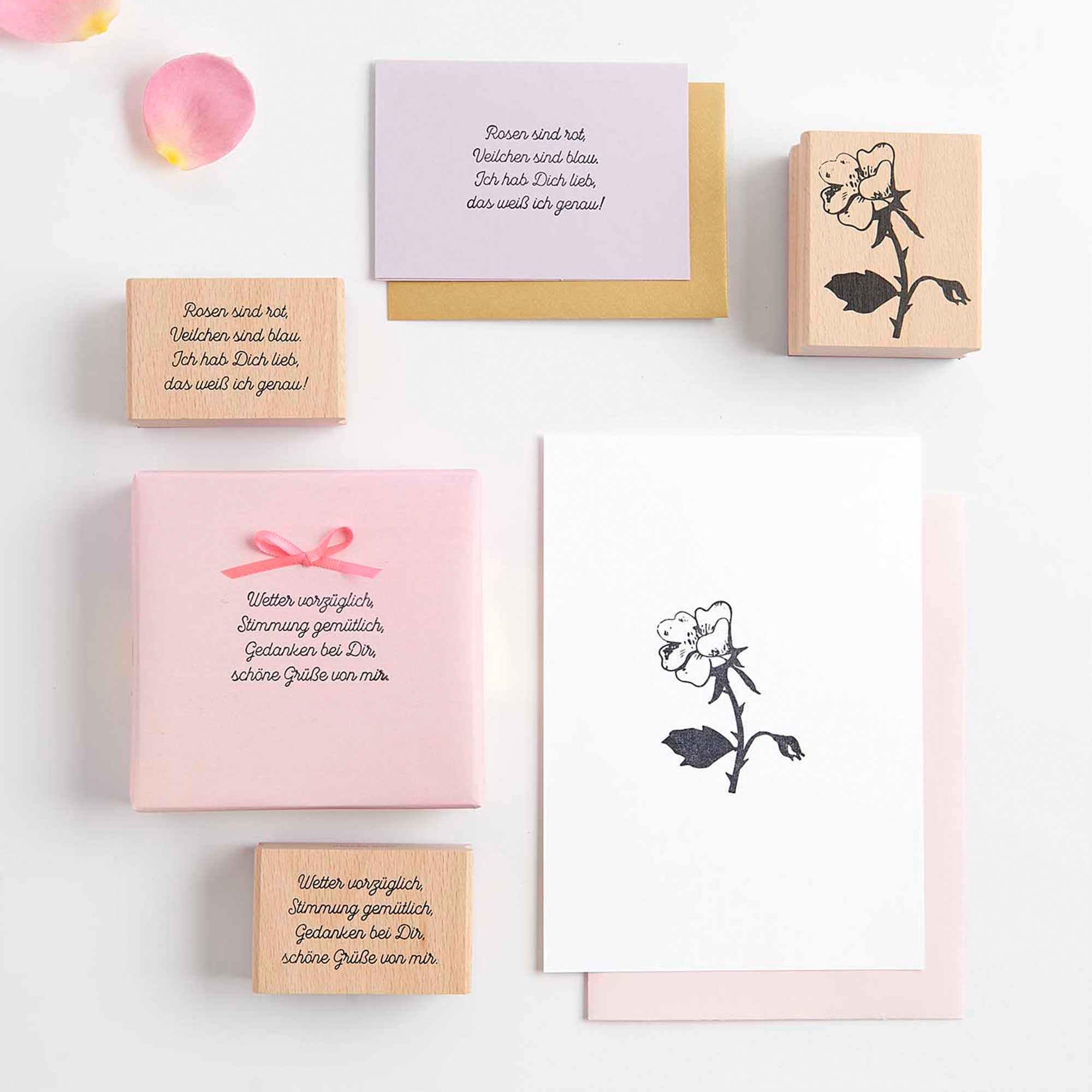 Stempel "Grüße von mir" Stempel "Grüße von mir"