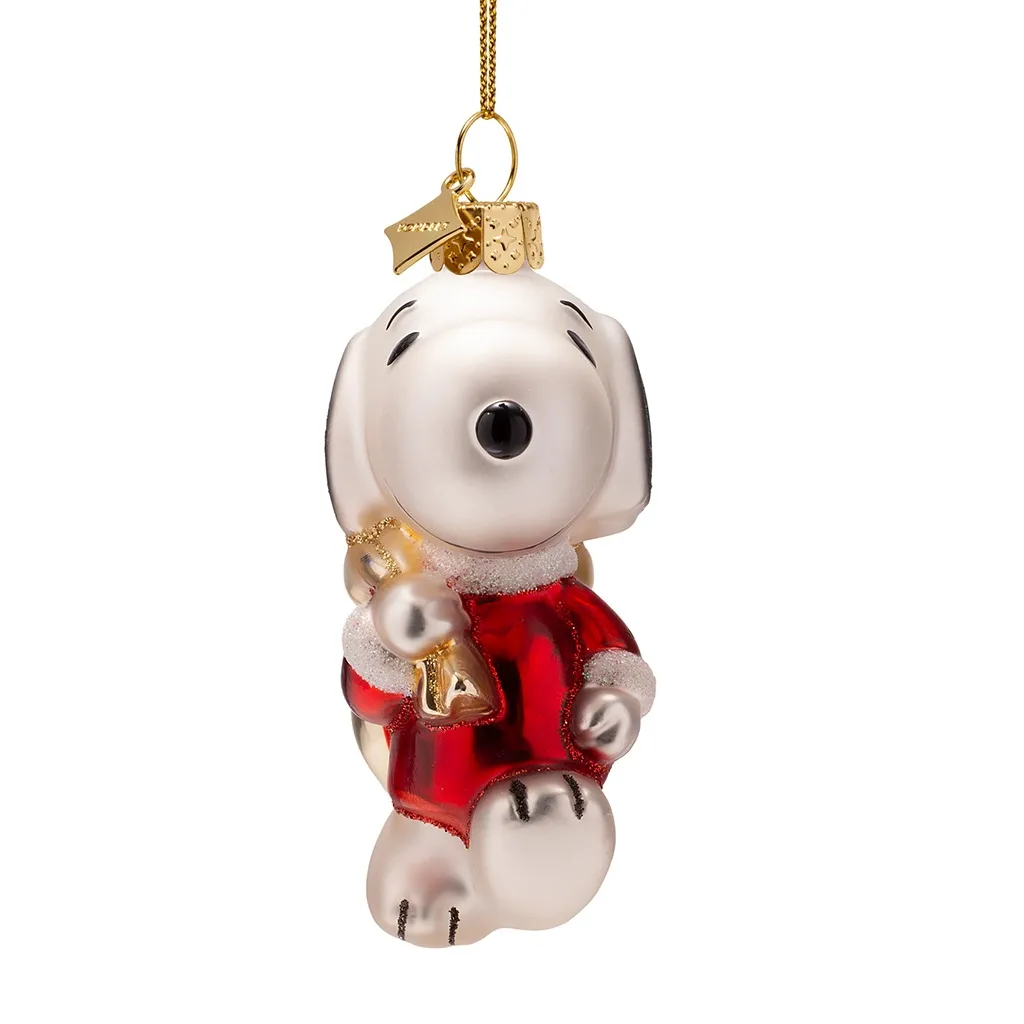 Hund, Weihnachten, Schmuckanhänger, Figur, rote Kleidung