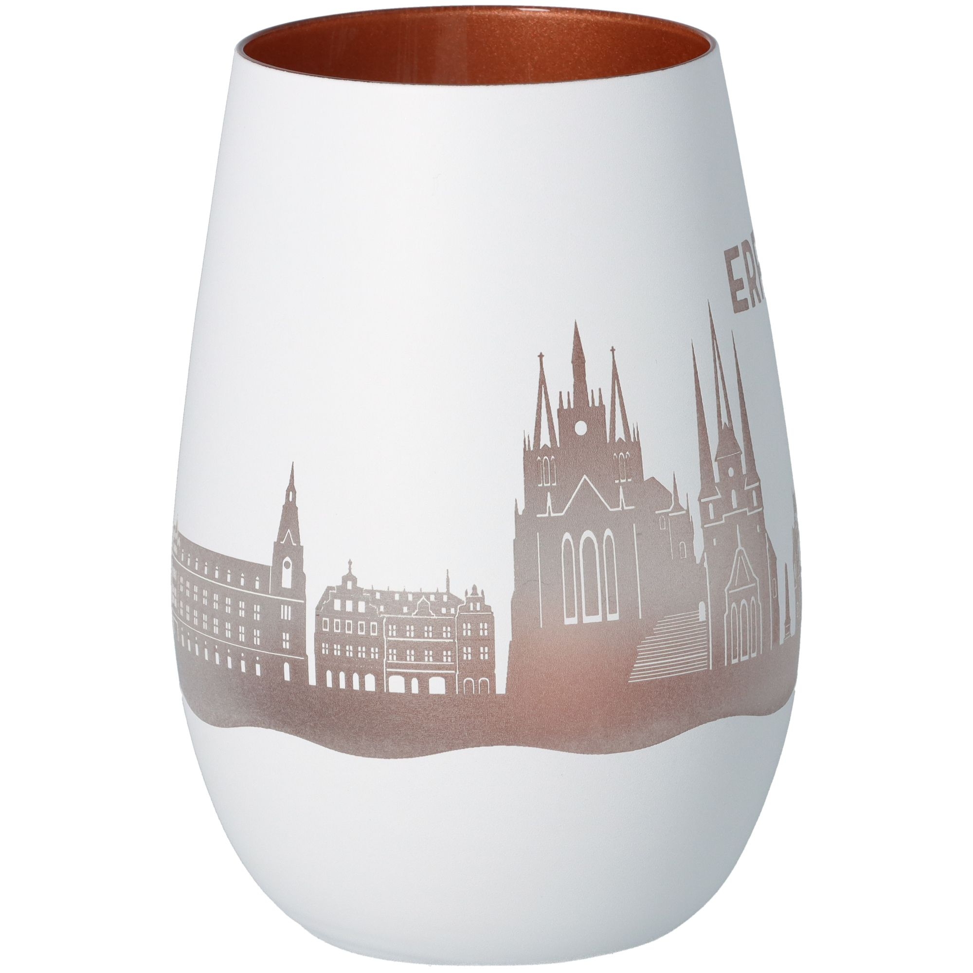 Windlicht Skyline Erfurt Weiß/Bronze Windlicht Skyline Erfurt Weiß/Bronze