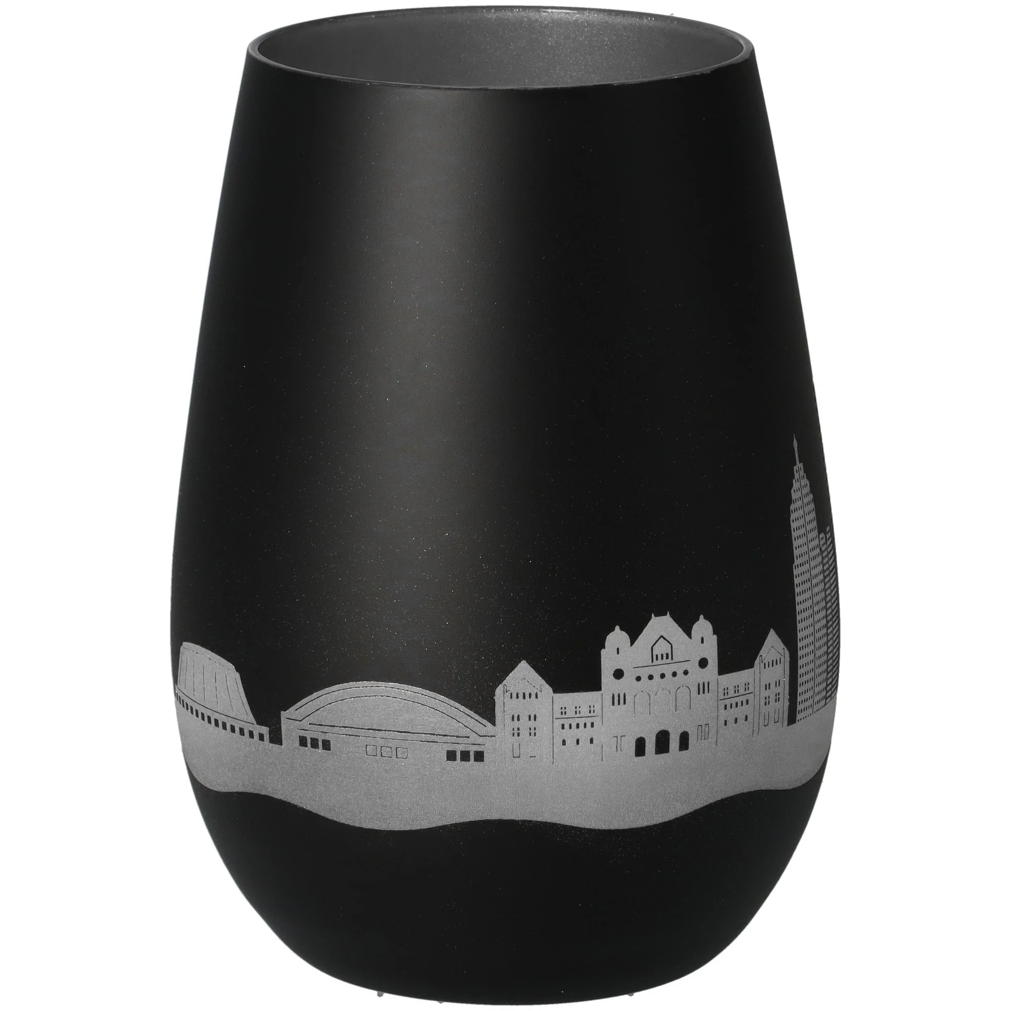Goodtimes Windlicht Skyline Toronto Schwarz/Silber