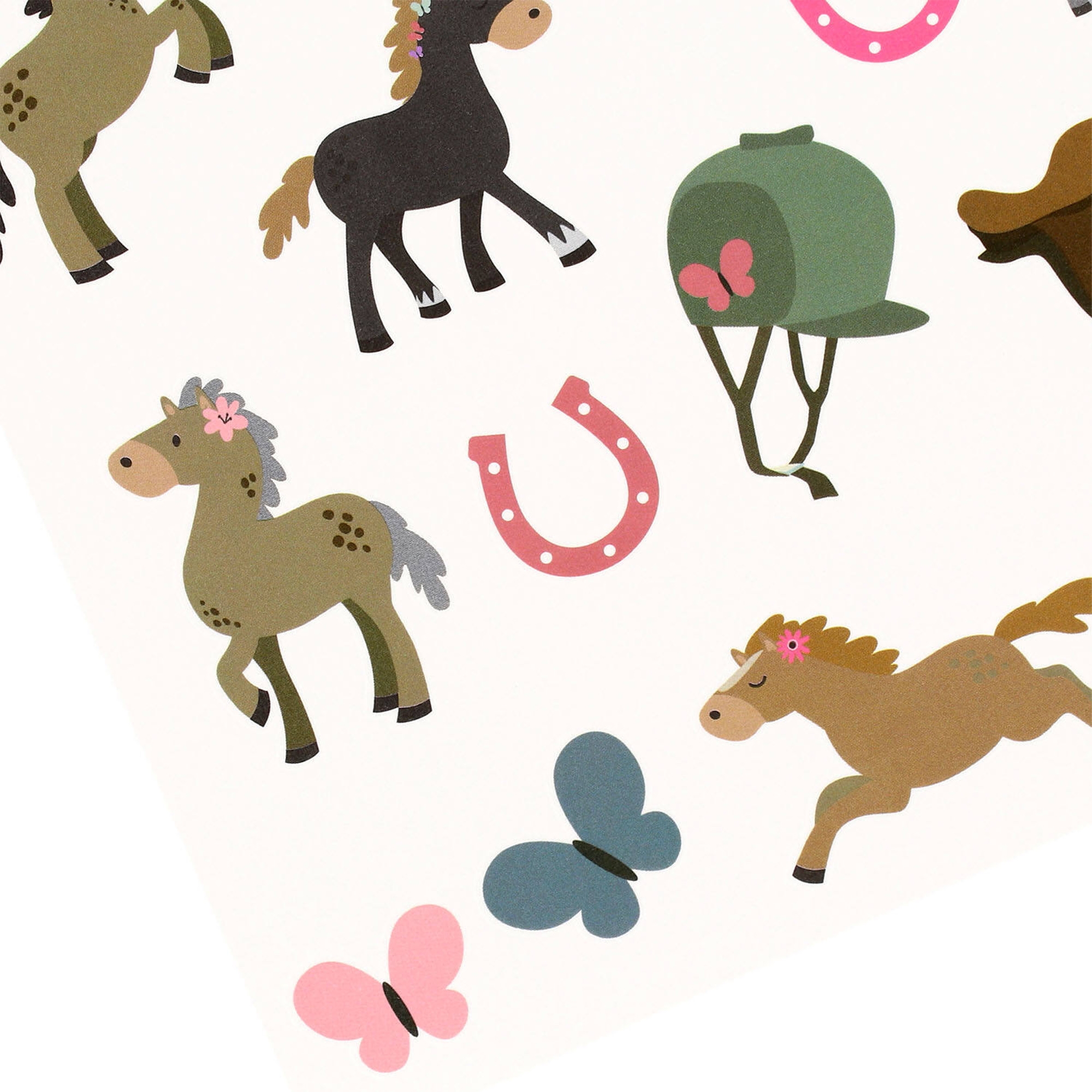 Tattoos "Happy Horse" Applikation, Muster, Tier, Pferd, Säugetier