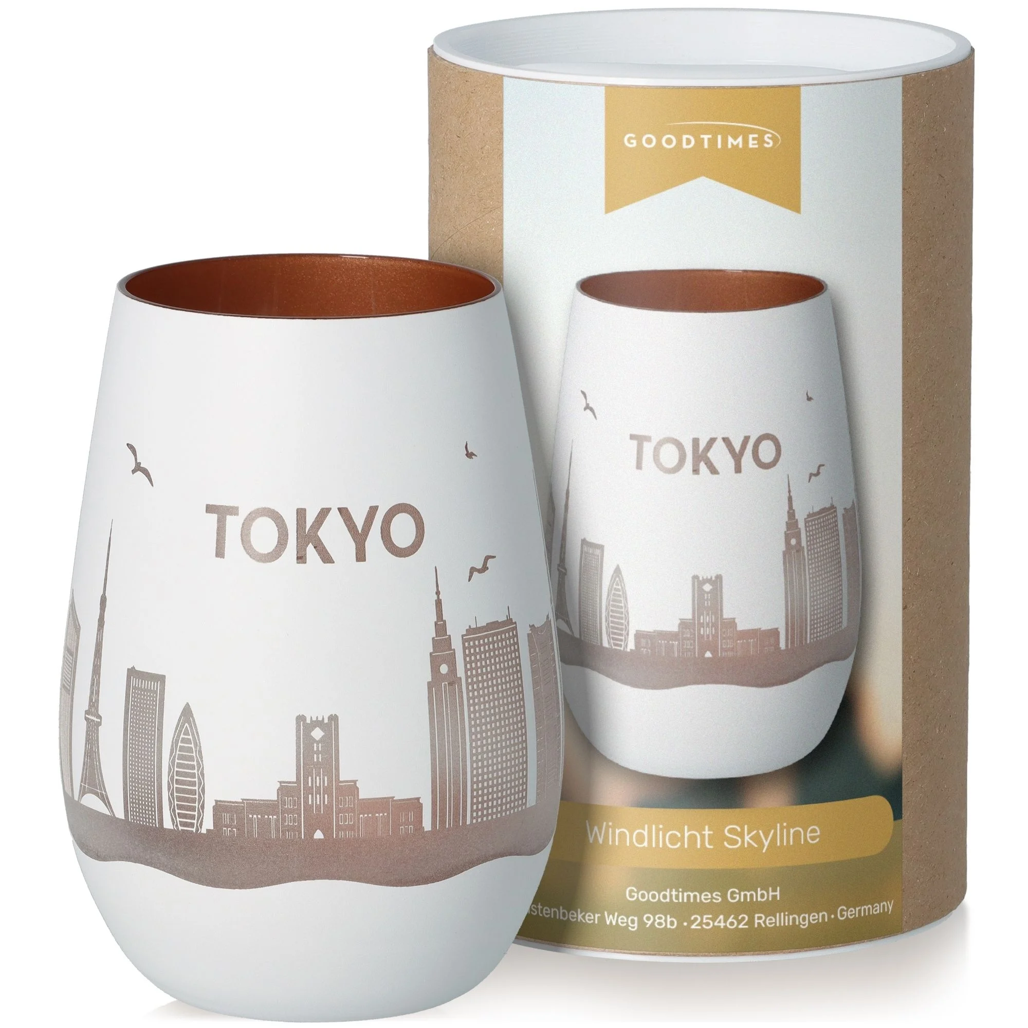 tokyo, glas, windlich, skyline, paargesang