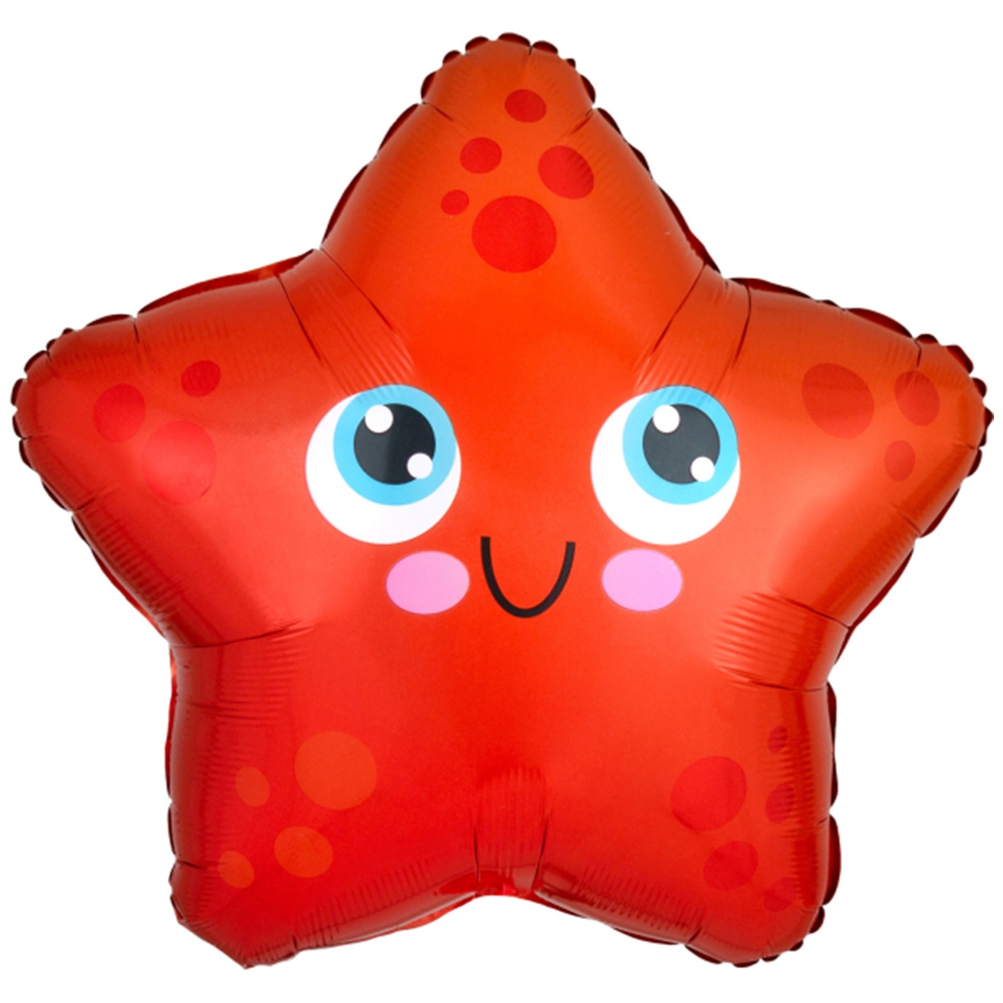 Folienballon "Seestern" 45cm Aufblasbar, Spielzeug