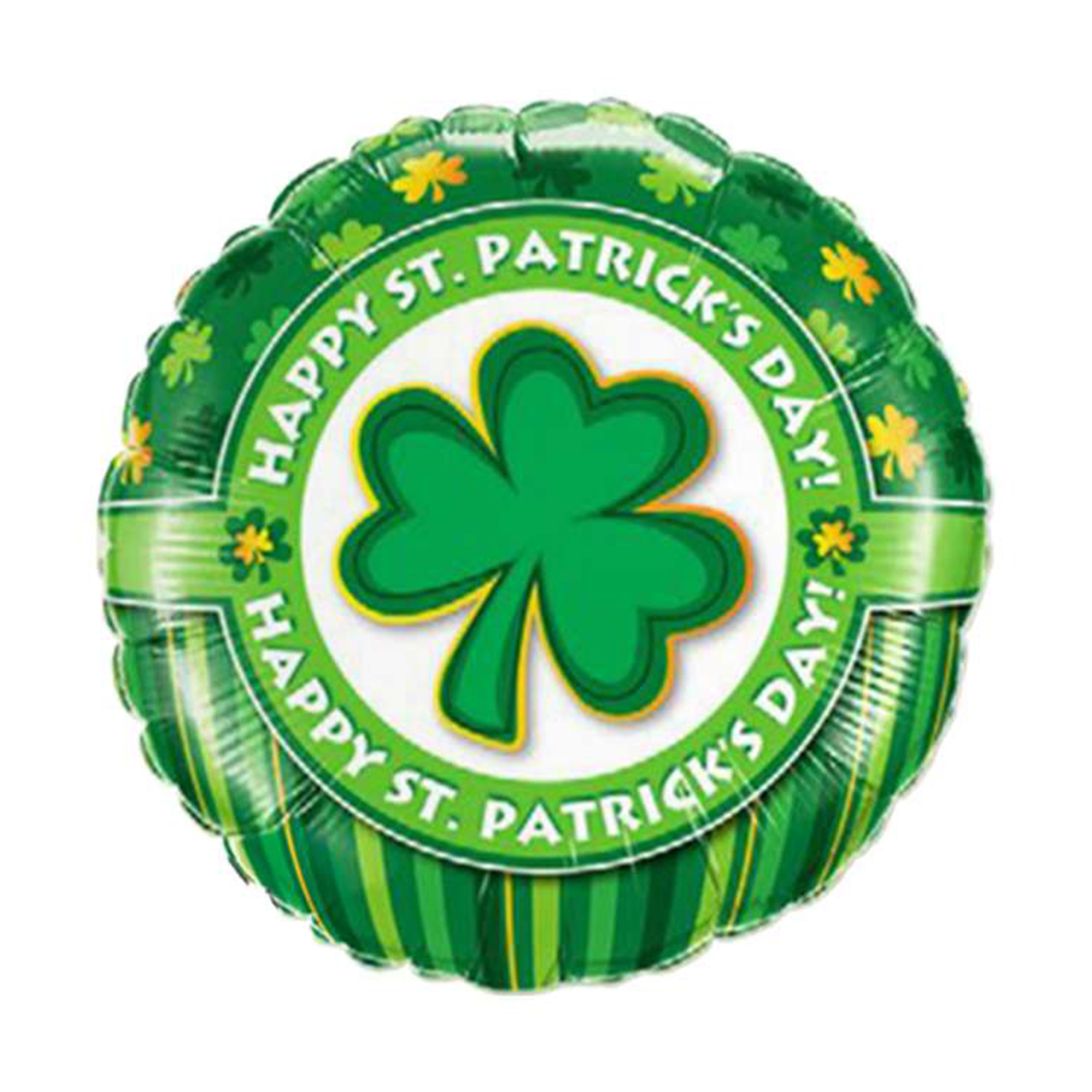 Folienballon "Happy St. Patrick´s Day" 45cm Essen, Gelee