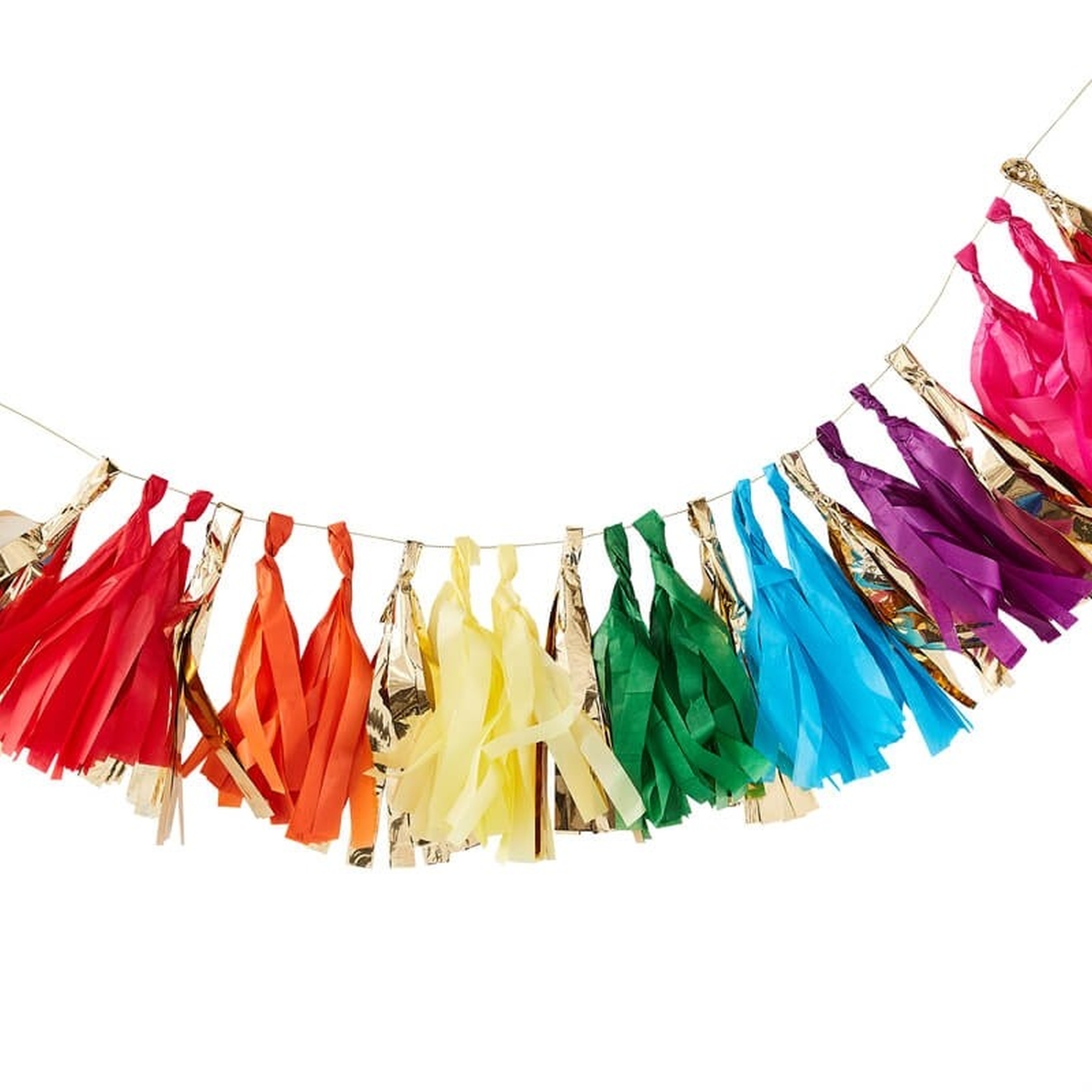 Tassel Girlande "Regenbogen" 1,5 m