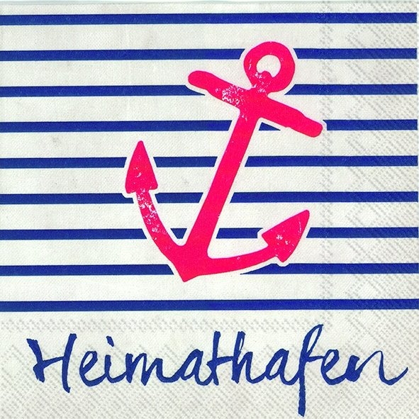 20 Servietten "Heimathafen"