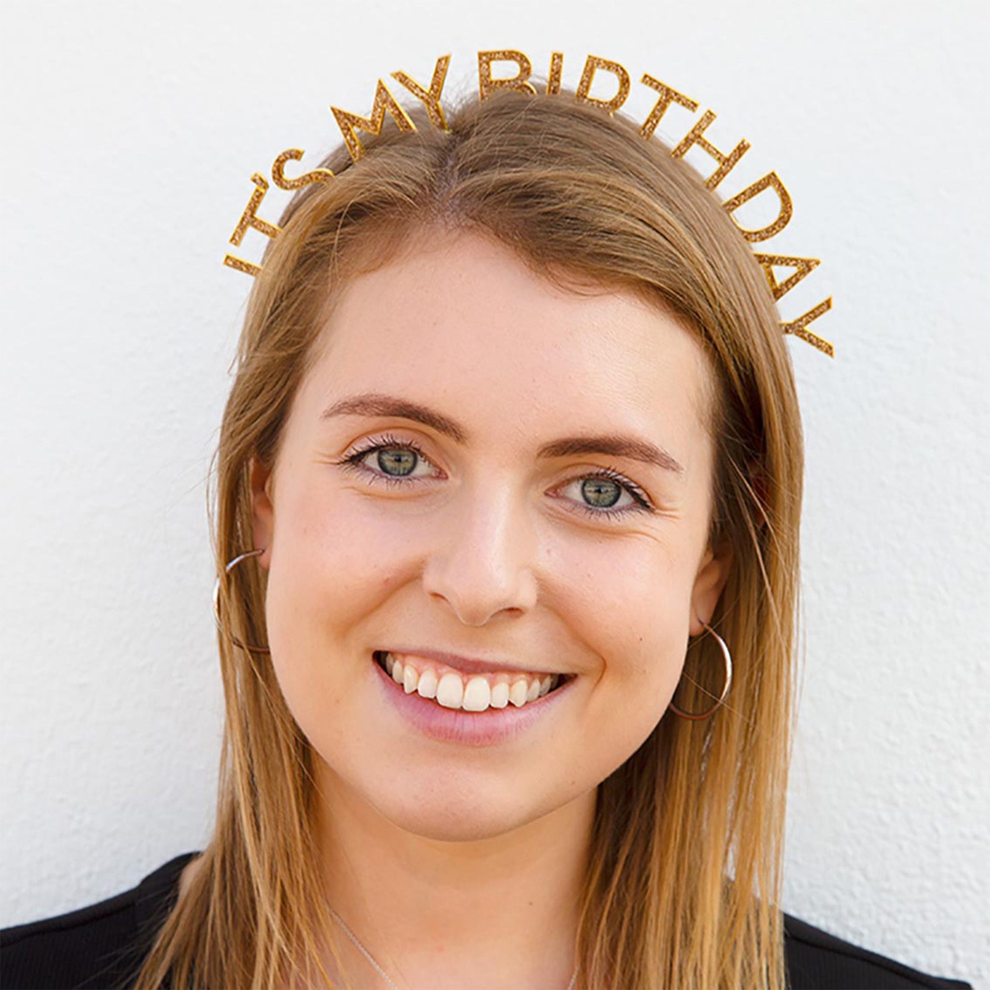 Haarreifen "It´s my Birthday" Glitzer Haarreifen "It´s my Birthday" Glitzer