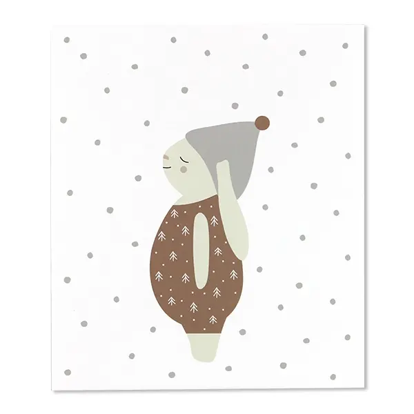 Geschenk- und Adventskalendertütchen "Hase braun"
