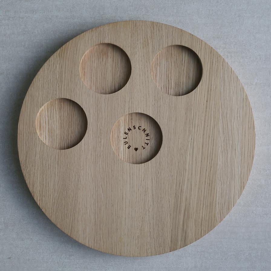 Eulenschnitt - Kerzenbrett Blanko, 32 cm Ø Eulenschnitt - Kerzenbrett Blanko, 32 cm Ø