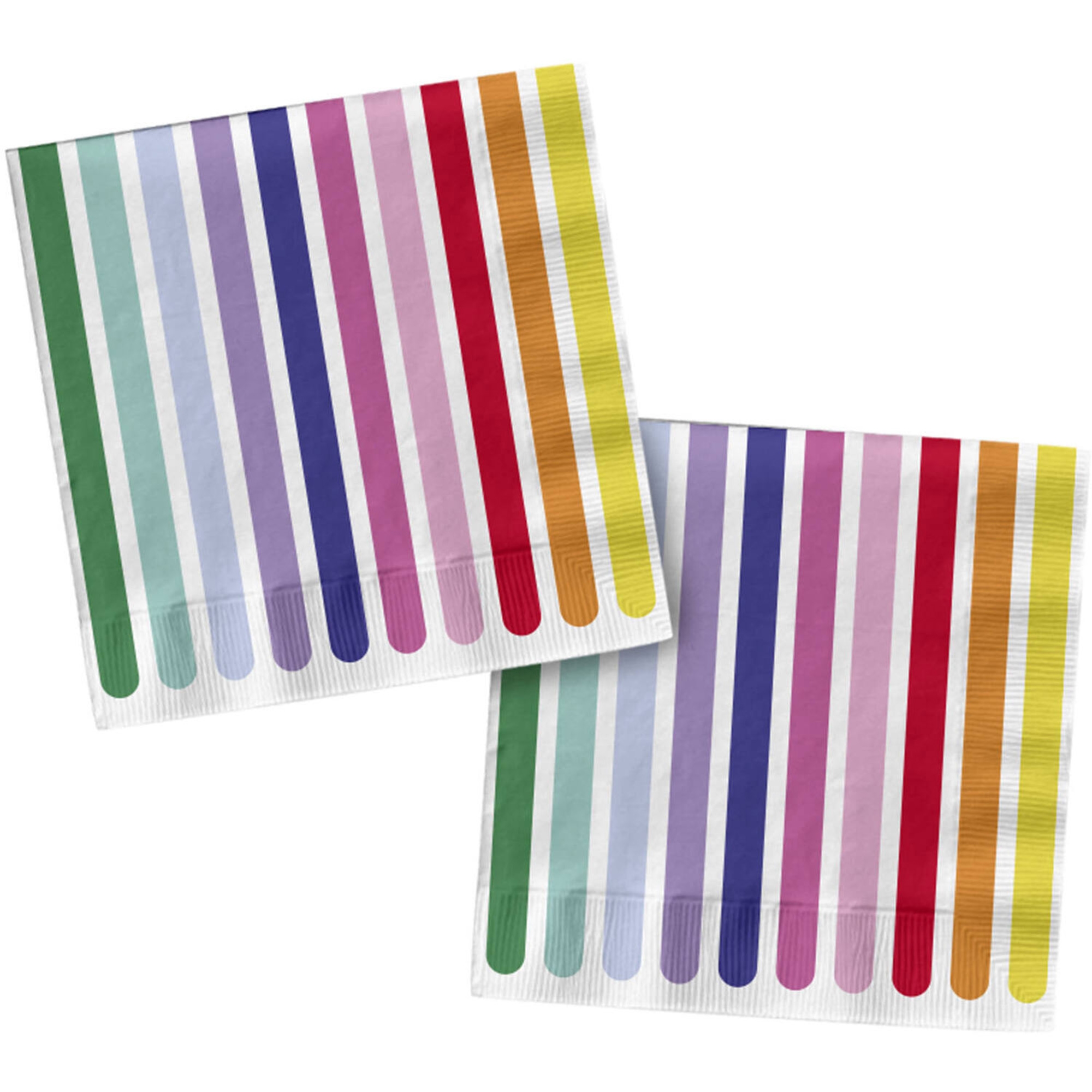 20 Servietten "Bunte Streifen"