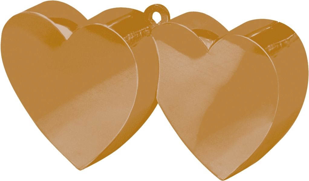 Ballongewicht Herzen Gold Ballongewicht Herzen Gold