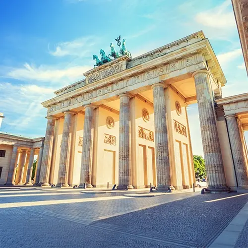Wahrzeichen, Person, Brandenburger Tor, Pferd, Säugetier