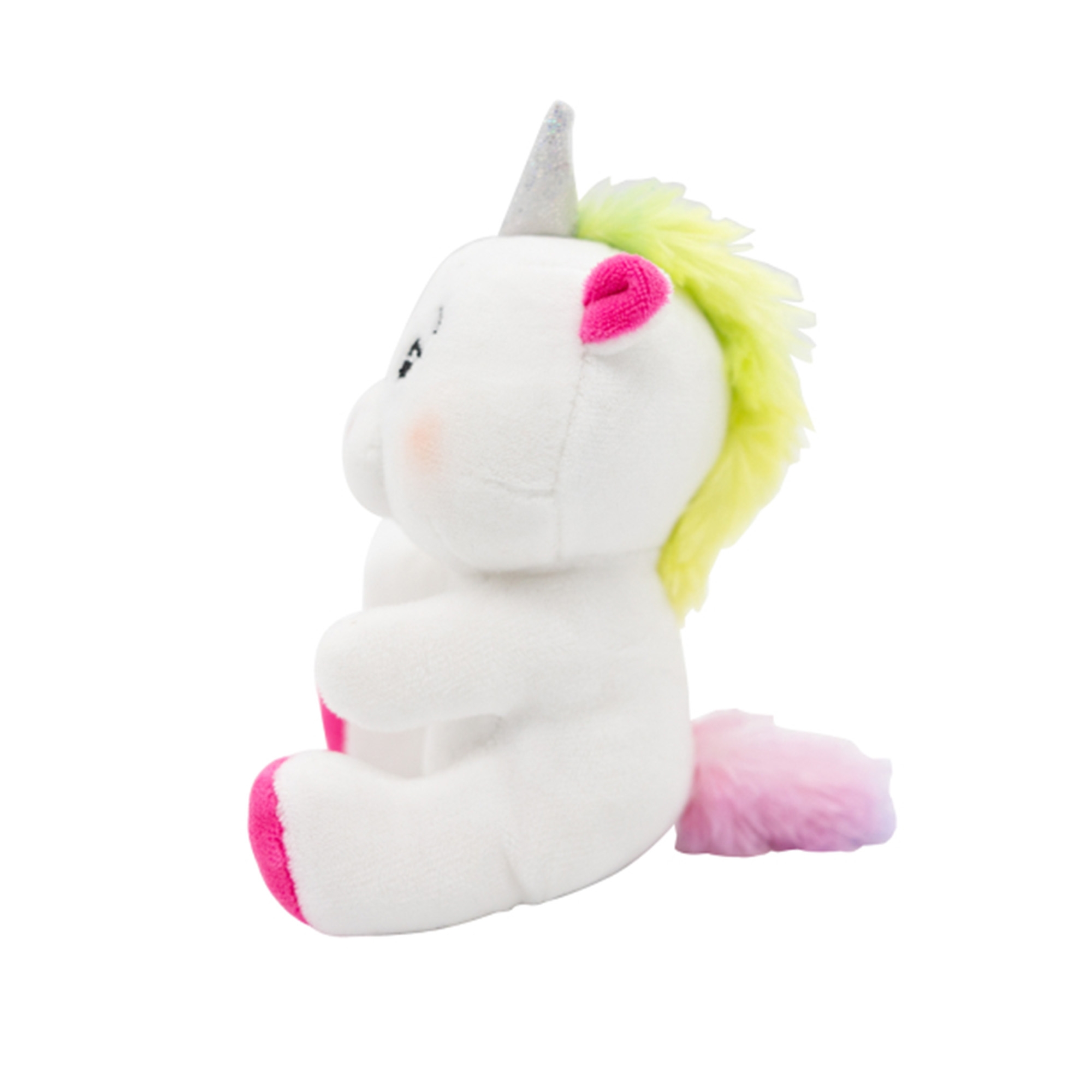 2-in-1 Plüschtier-Ballongewicht "Einhorn" 11 cm Plüsch, Spielzeug