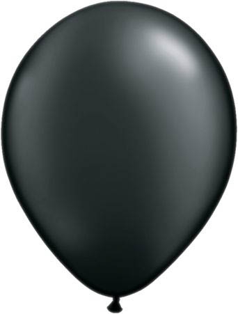 Qualatex Latexballon Pearl Onyx Black Ø 30cm