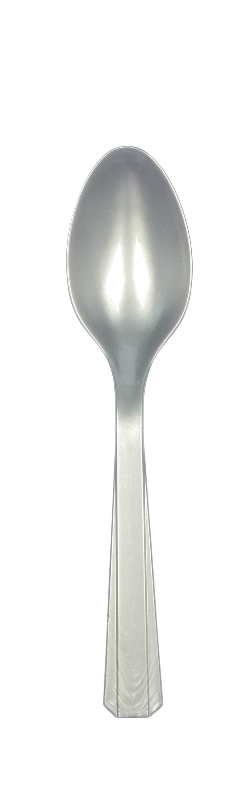 Silber - 10 Plastiklöffel Silber - 10 Plastiklöffel