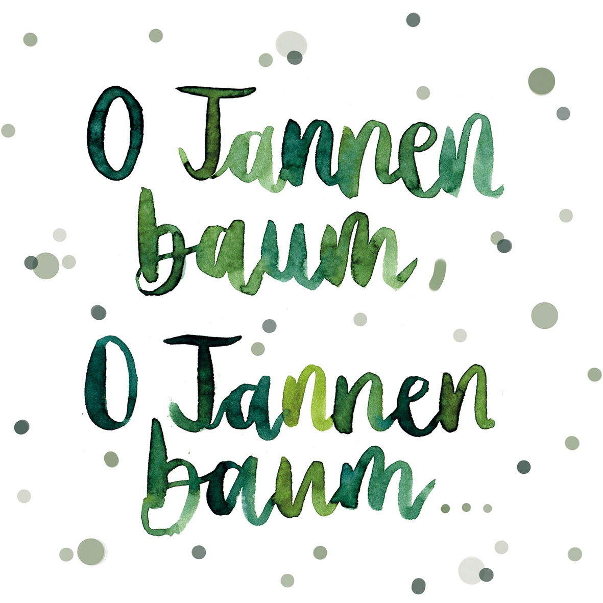 20 Servietten "Oh Tannenbaum"