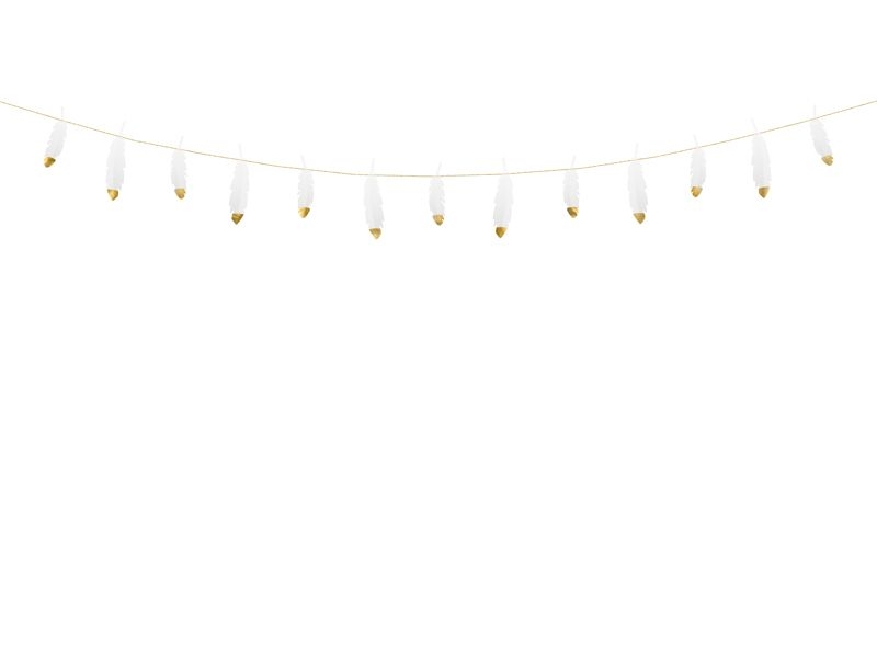 Schwan - Girlande "Federn" Schwan - Girlande "Federn"