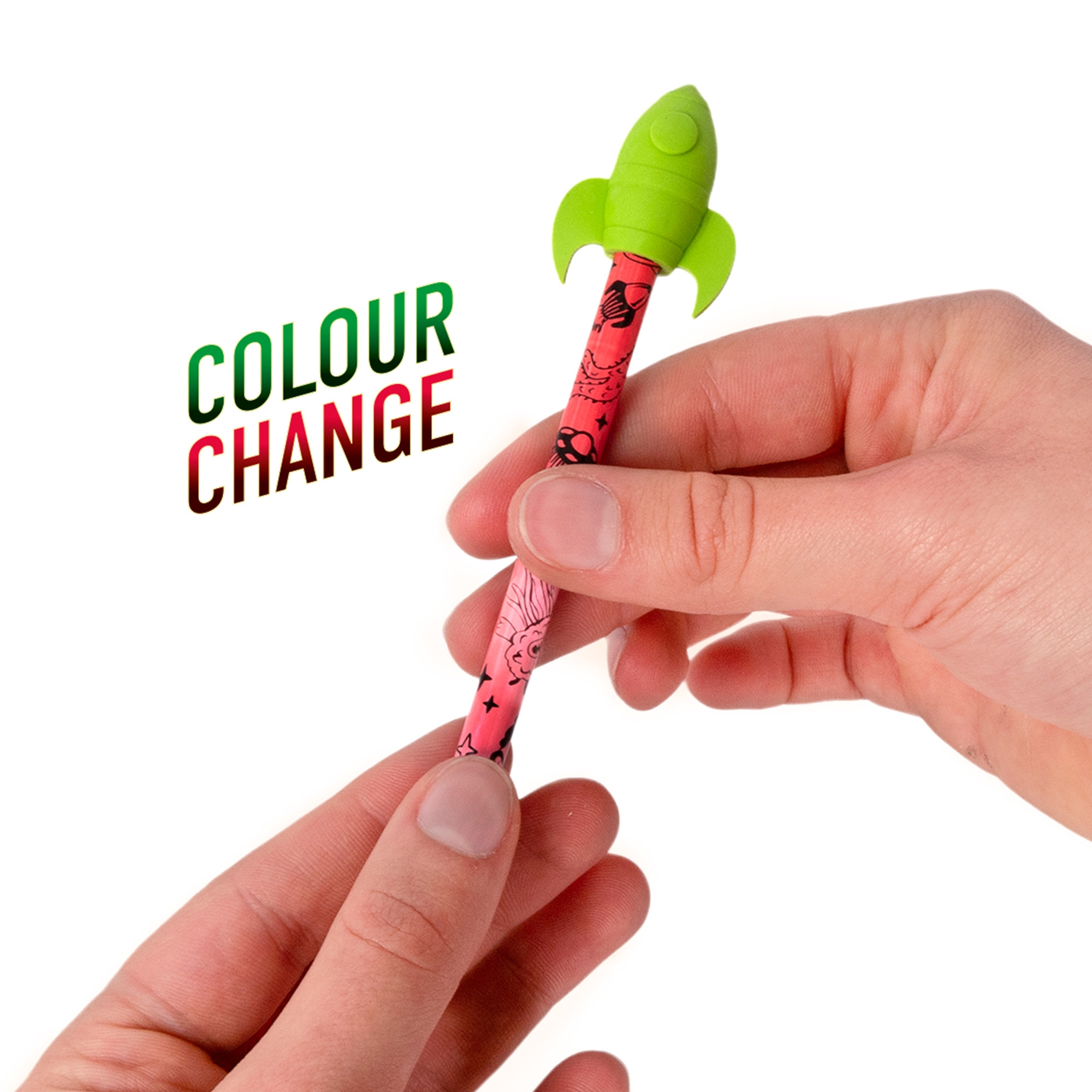 Bleistift & Radierer "Farbwechsel"