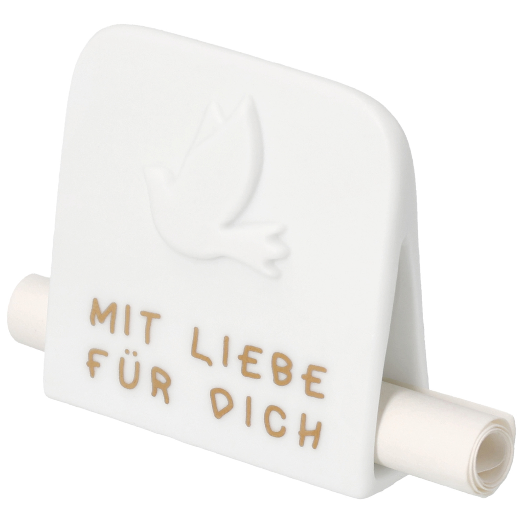 Räder Design - Kleine Aufmerksamkeit "Mit Liebe für Dich" rosor-white?, wall decor, siren?, but, but wait