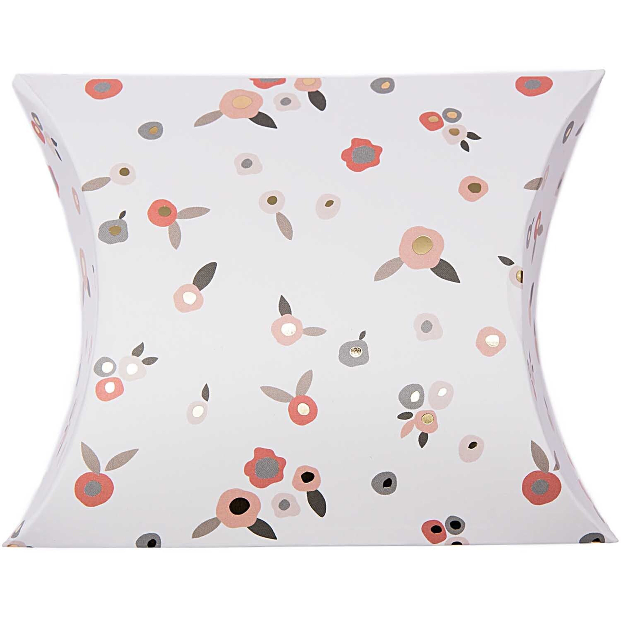 6 Geschenkschachteln "Blumen" Puder/Gold 6 Geschenkschachteln "Blumen" Puder/Gold