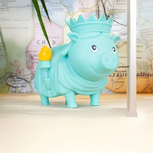 museum, statue, turquoise, plush