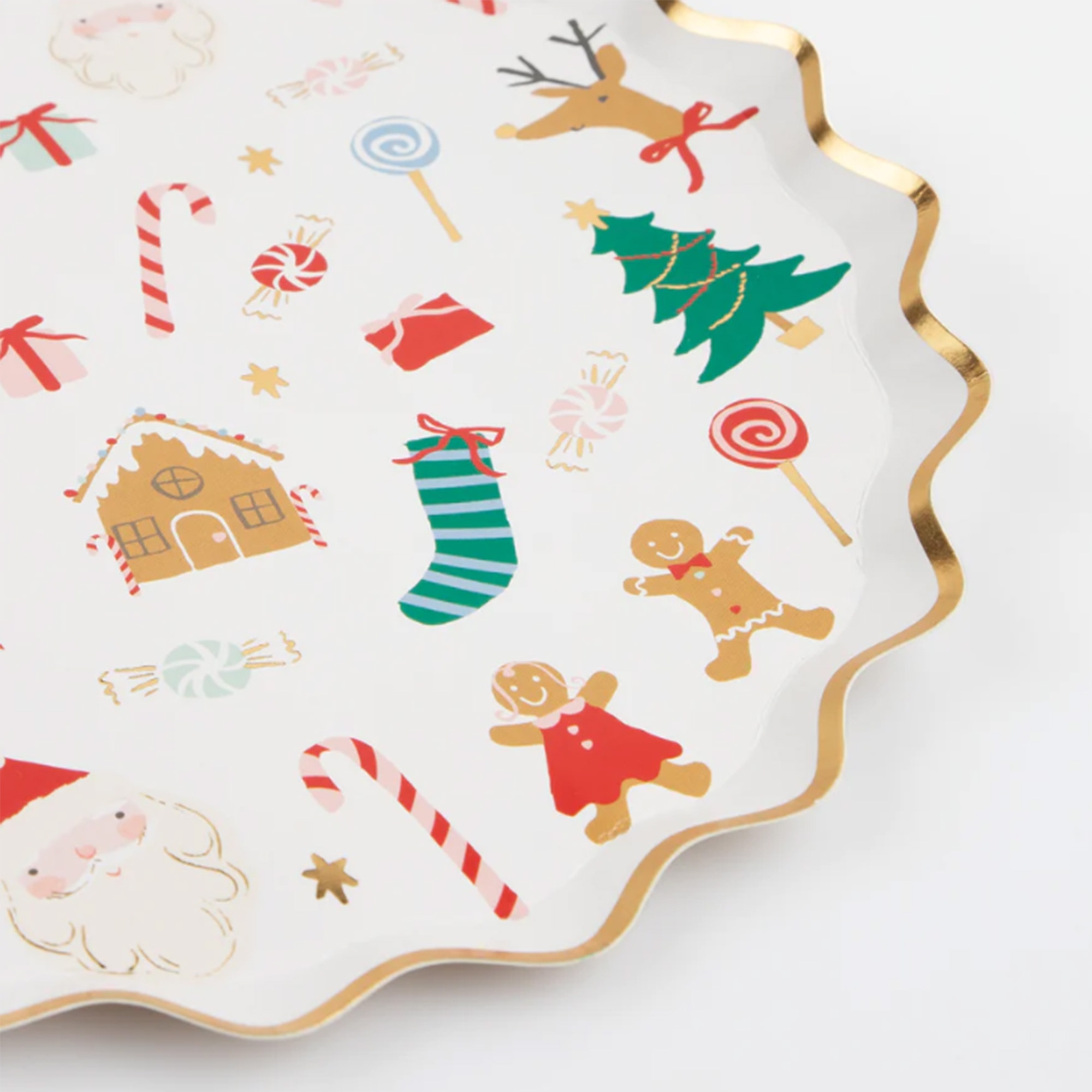 Meri Meri - 8 Pappteller Weihnachtsmotive Meri Meri - 8 Pappteller Weihnachtsmotive