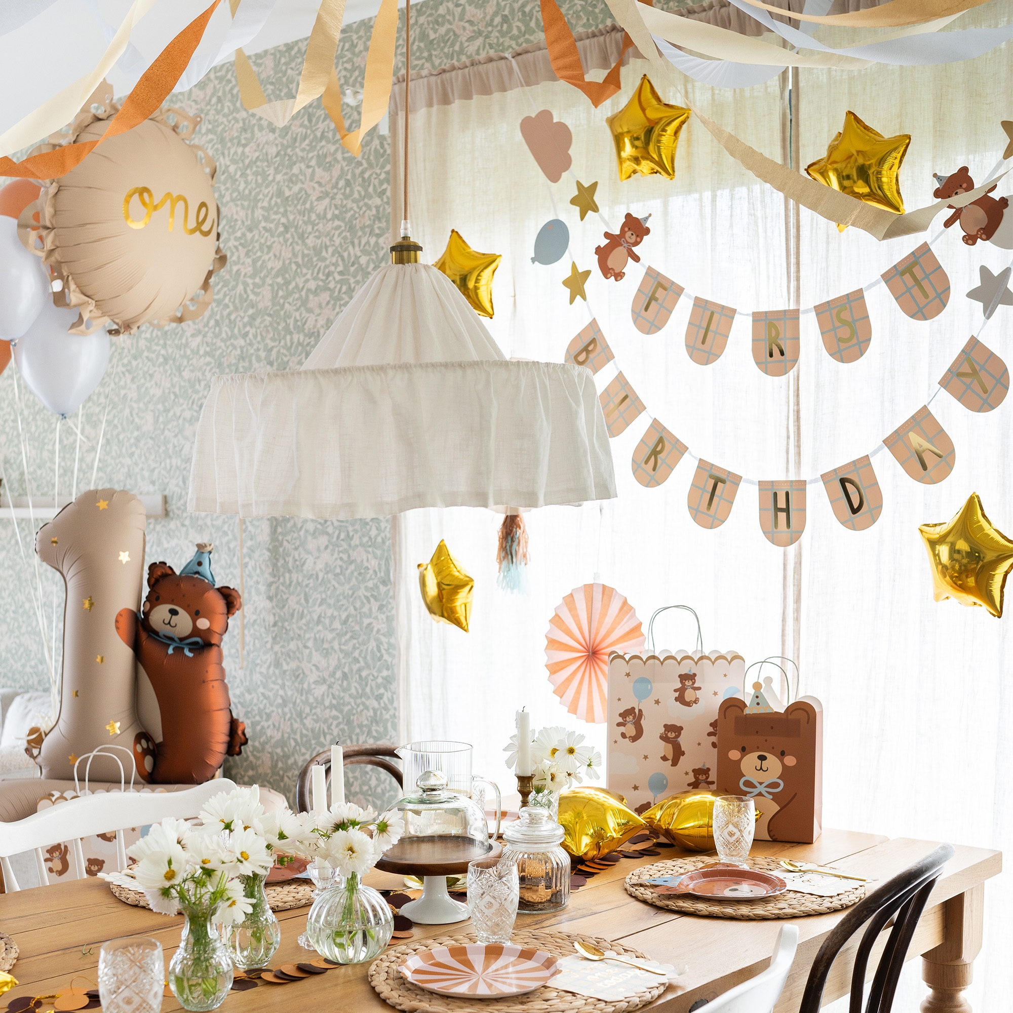 Folienballon "Zahl 1 mit Bär" zur Luftbefüllung 100cm Folienballon "Zahl 1 mit Bär" zur Luftbefüllung 100cm