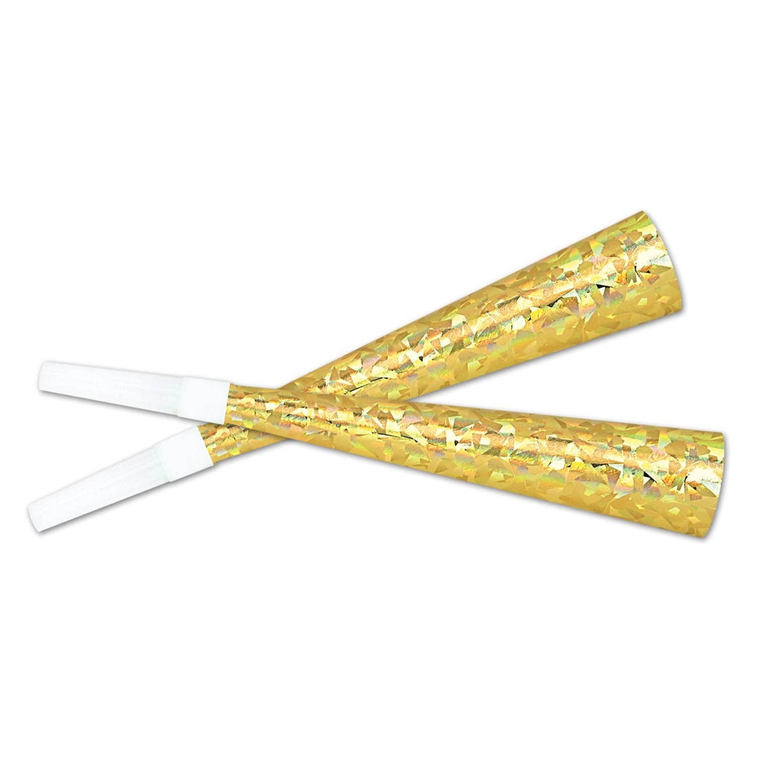Party-Tröte Holo Gold Party-Tröte Holo Gold