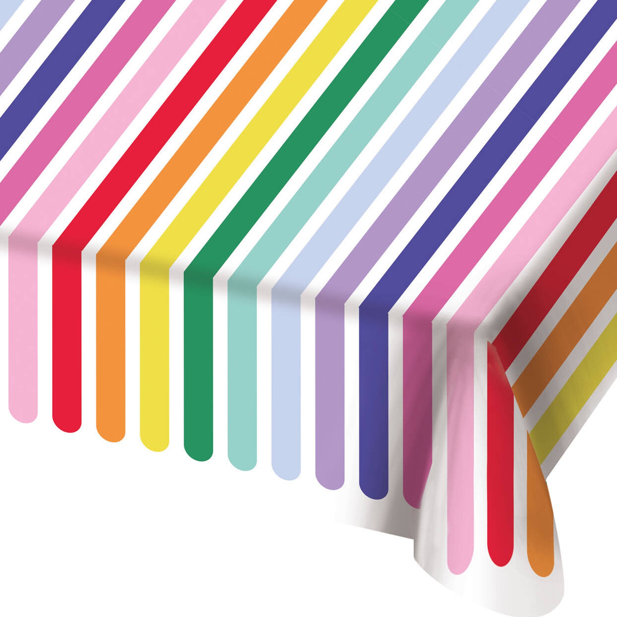 Papier Tischdecke "Stripetastic" 180x130 cm Tischdecke, Markise, Baldachin